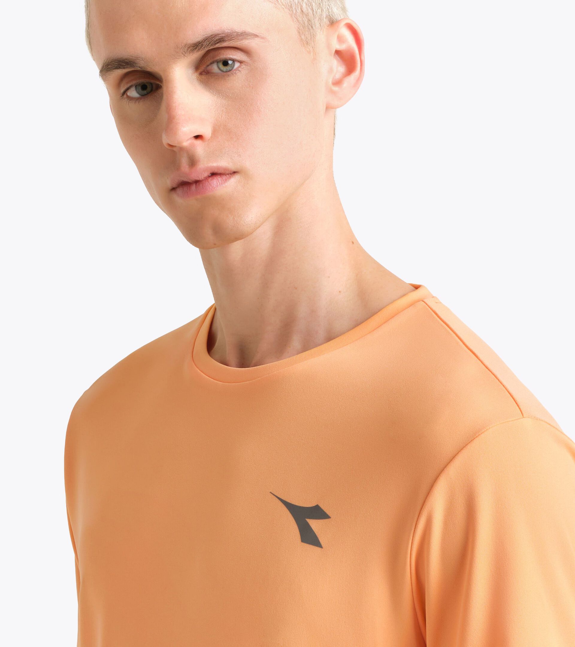Sports t-shirt - Men SS T-SHIRT RUN PEACH COBBLER - Diadora