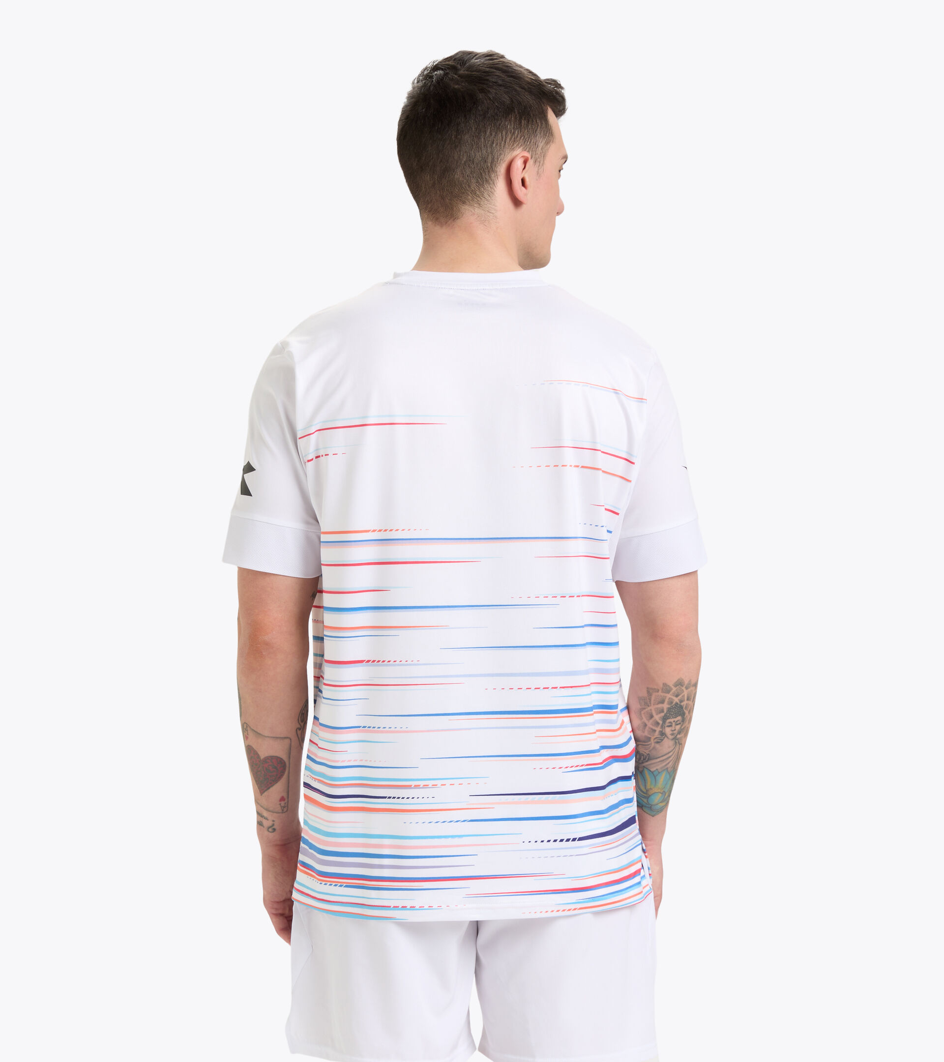 Tennis T-shirt - Men SS T-SHIRT ICON OPTICAL WHITE - Diadora
