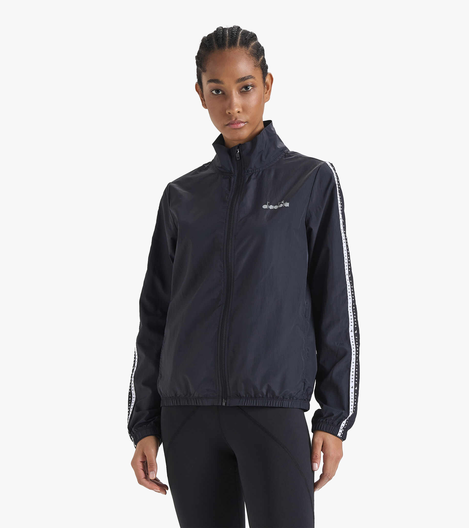 Chaqueta para correr - Mujer L. MULTILAYER JACKET BE ONE NEGRO - Diadora