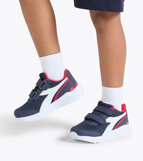 FALCON JR V, CLASSIC NAVY/DARK RED Running shoe - Kids FALCON JR V CLASSIC NAVY/DARK RED - Diadora