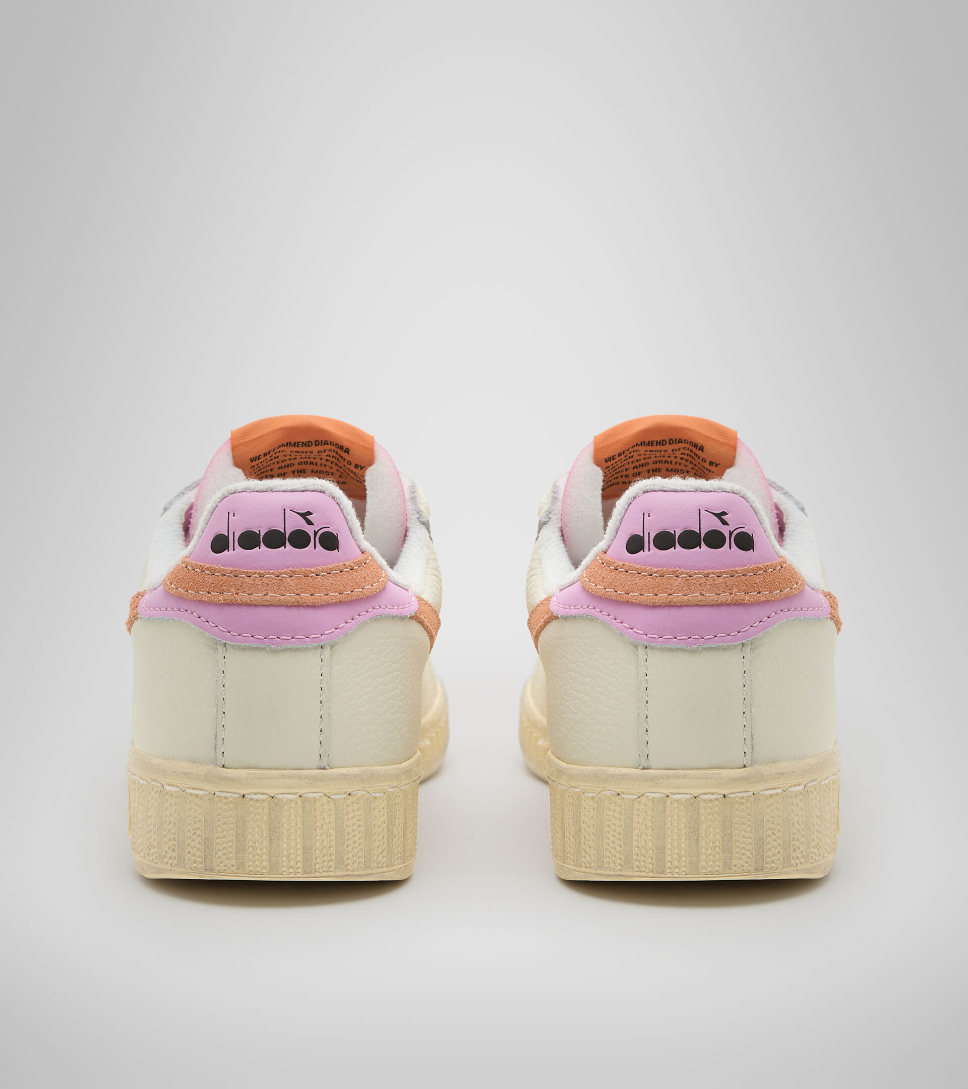 Chaussures de sportswear - Femme GAME L LOW ICONA WN ROSE CANTALOUP/LAVANDE PASTEL - Diadora