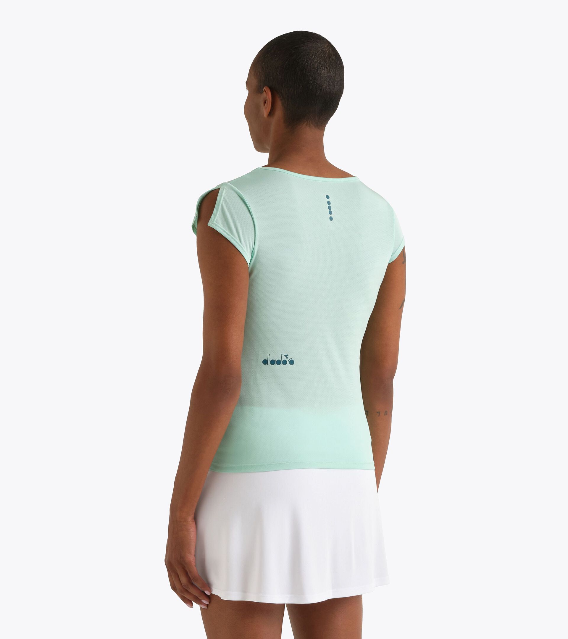 Tennis t-shirt - Women&rsquo;s
 L. SS T-SHIRT COURT BAY GREEN - Diadora