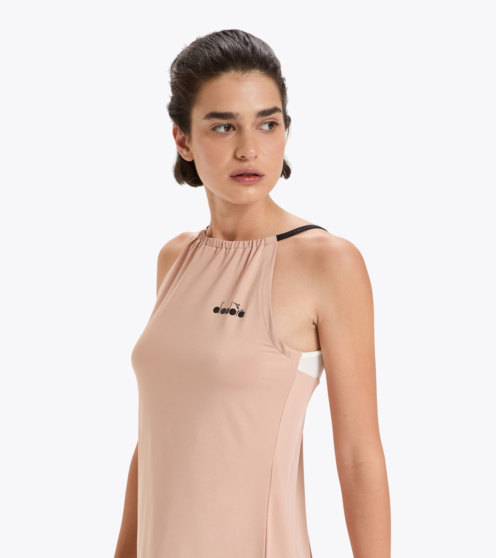 Apparel Sport DONNA L. DRESS CLAY MAHOGANY ROSE/WHISPER WHITE Diadora
