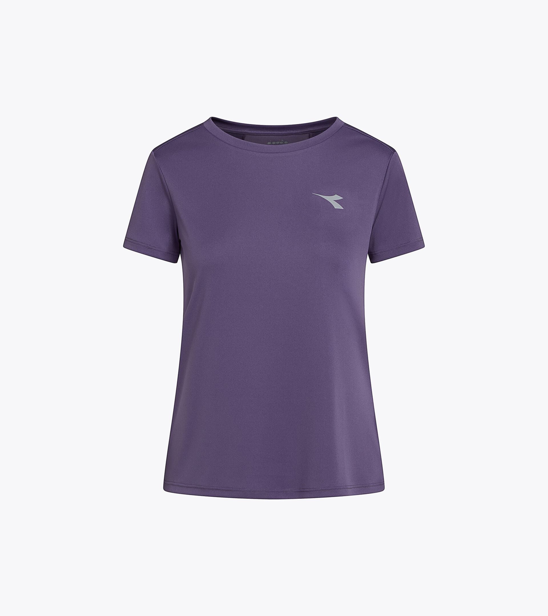 Jersey piqu&eacute; polo-shirt - Women's L. SS T-SHIRT COURT VIOLET GRAPE COMPOTE - Diadora