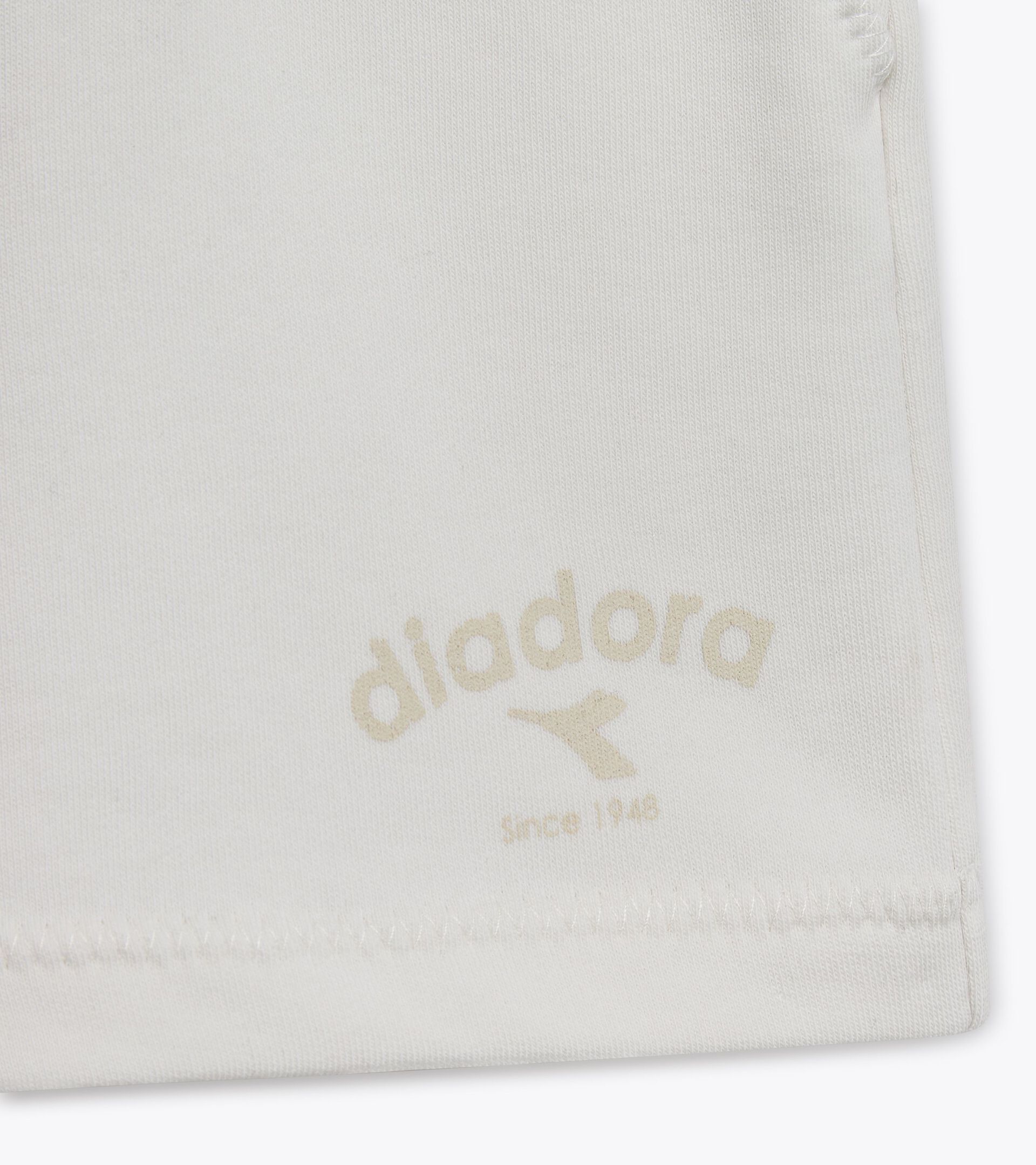 Shirts - Women's  L. SHORTS ATHL. LOGO WHITE MILK - Diadora