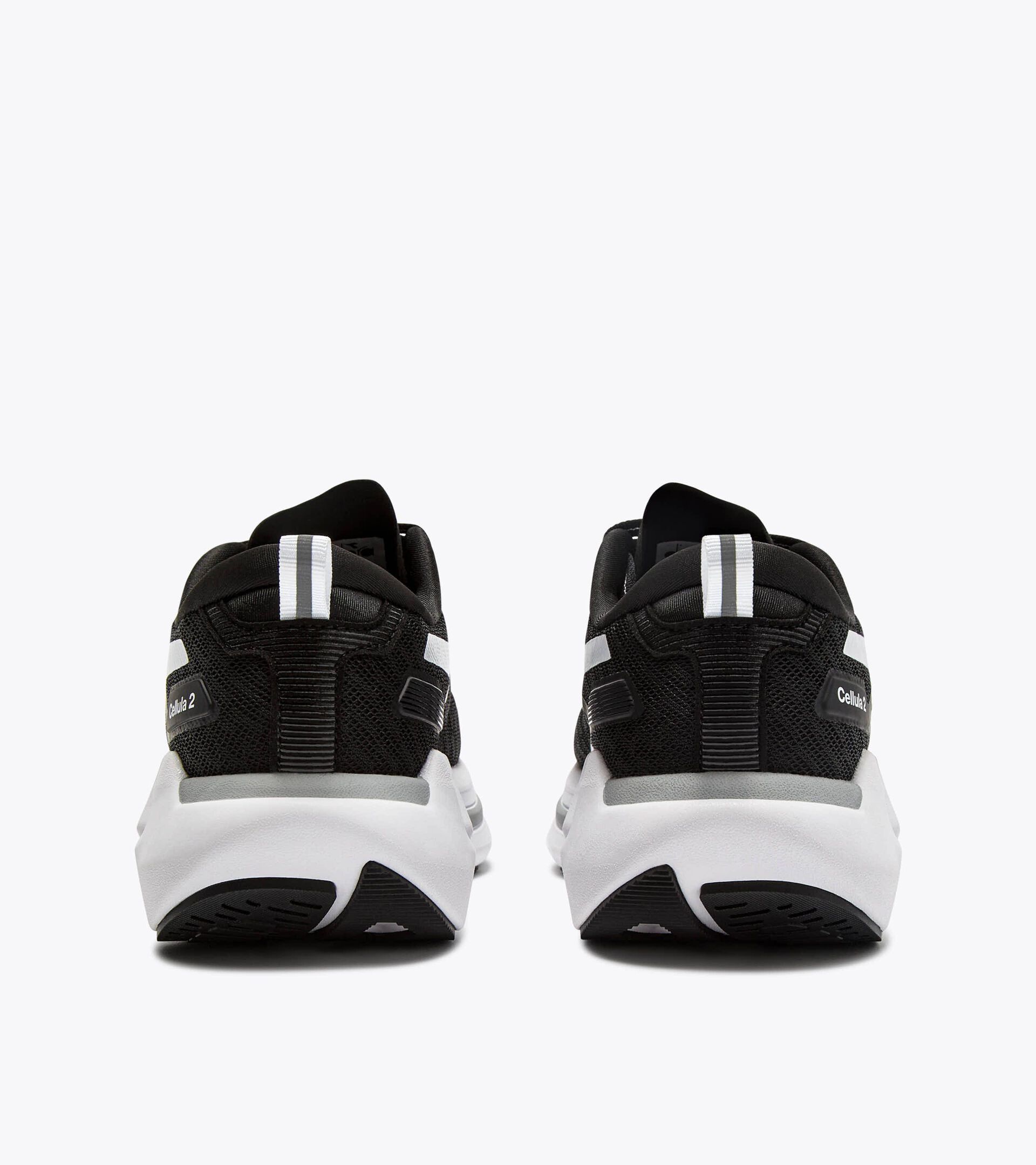 Neutral running shoe - Comfort and stability - Women's CELLULA  2 W BLACK /WHITE - Diadora