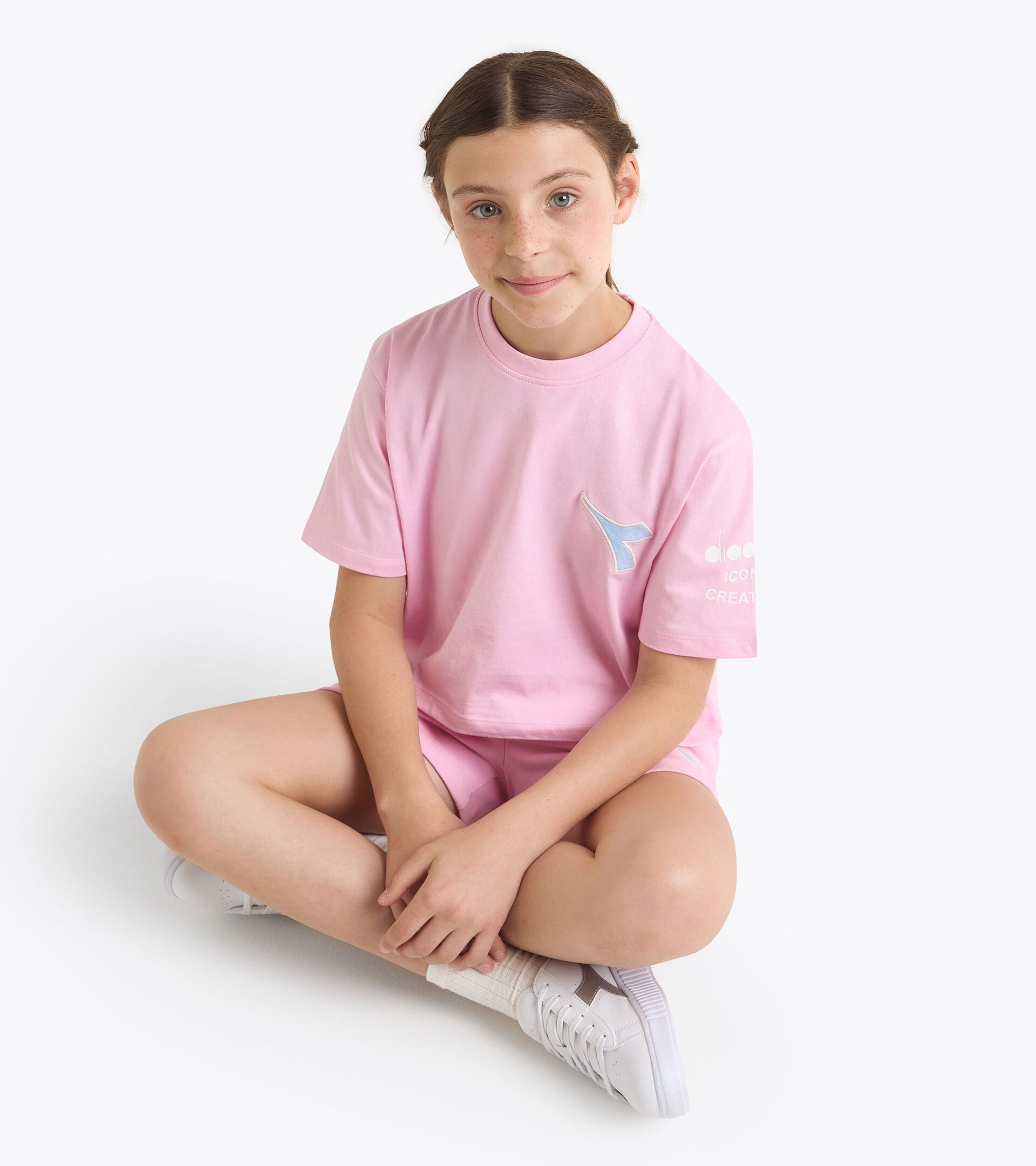 Sport suit - Fit comfort - Girl JG. SET CANDY PINK - Diadora