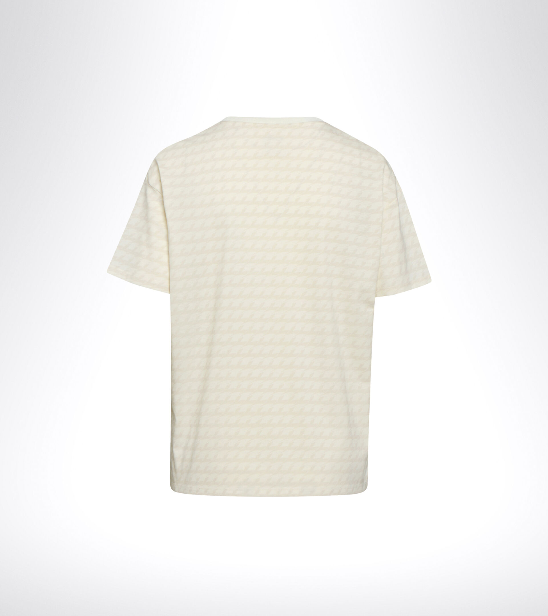 Sports T-shirt - Women L. SS T-SHIRT PLUS BE ONE ALL OVER WHISPER WHITE - Diadora