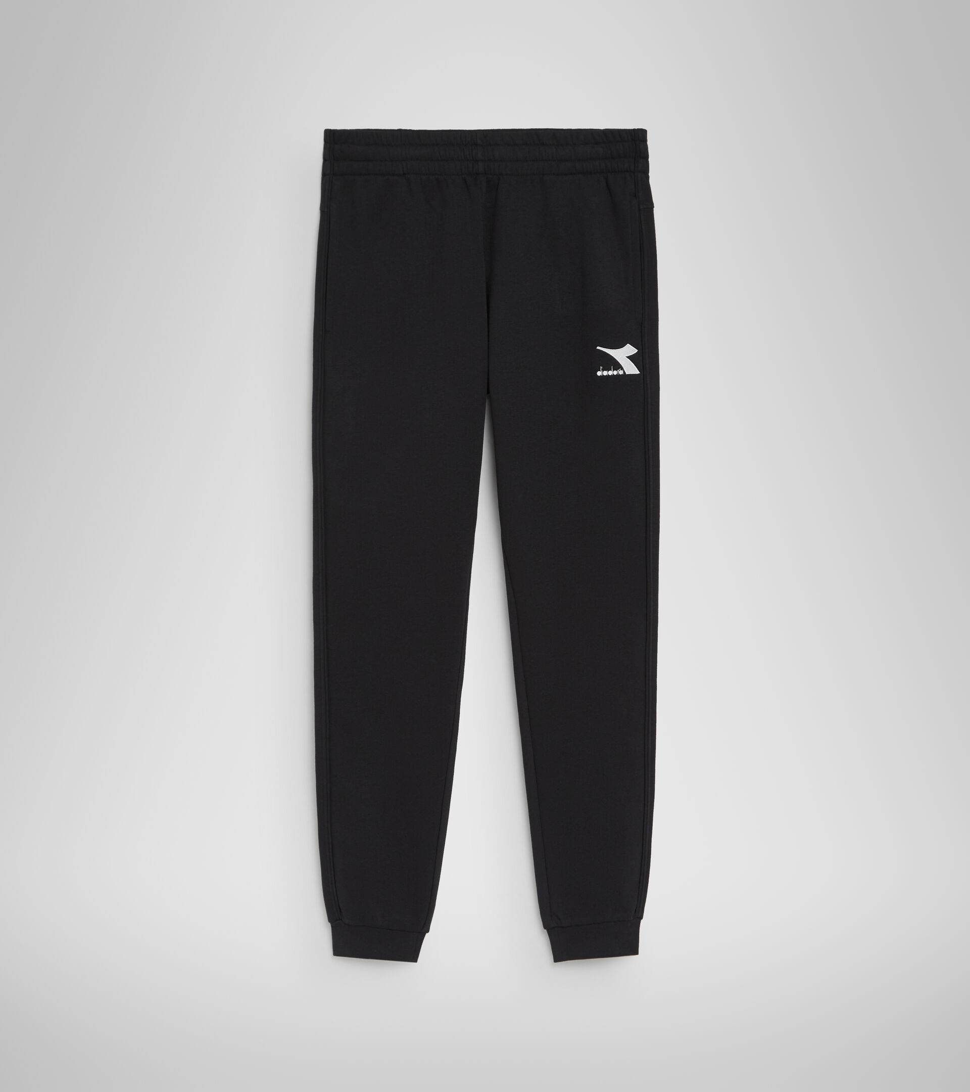 Sports brushed fleece trousers - Men PANTS CUFF CORE BLACK - Diadora