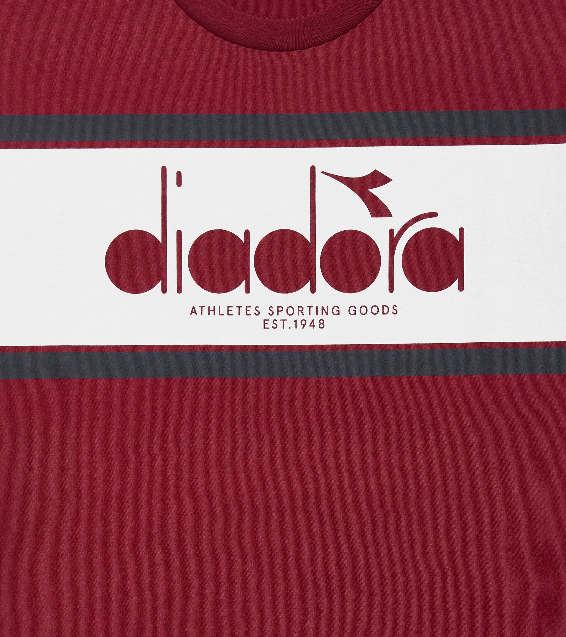 T-shirt - All-Gender T-SHIRT SS LOGO EMPIRE RED - Diadora