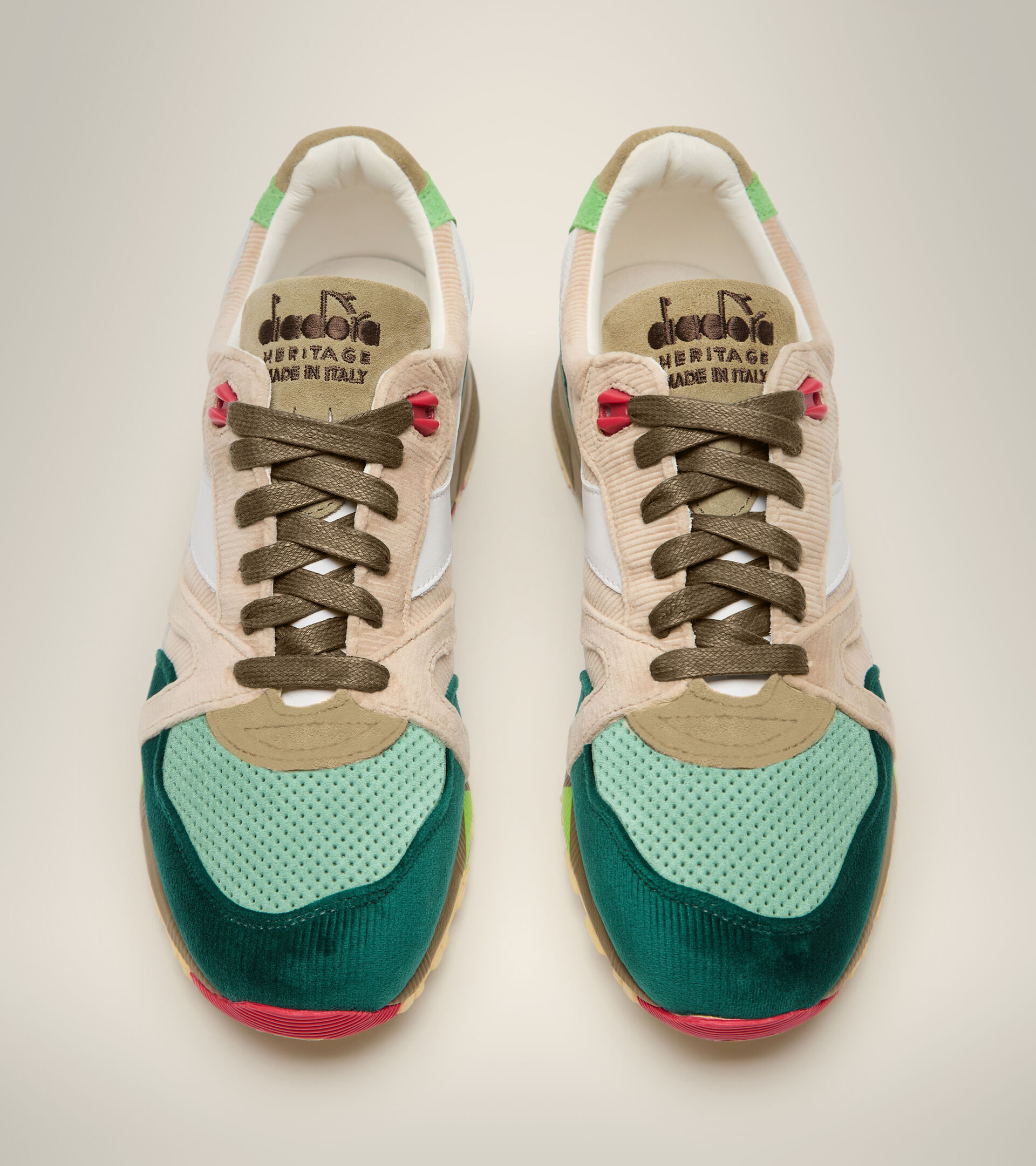 Made in Italy Heritage Shoe - Unisex N9000 ITALIA CIME DI RAPA DOUBLE CREAM - Diadora