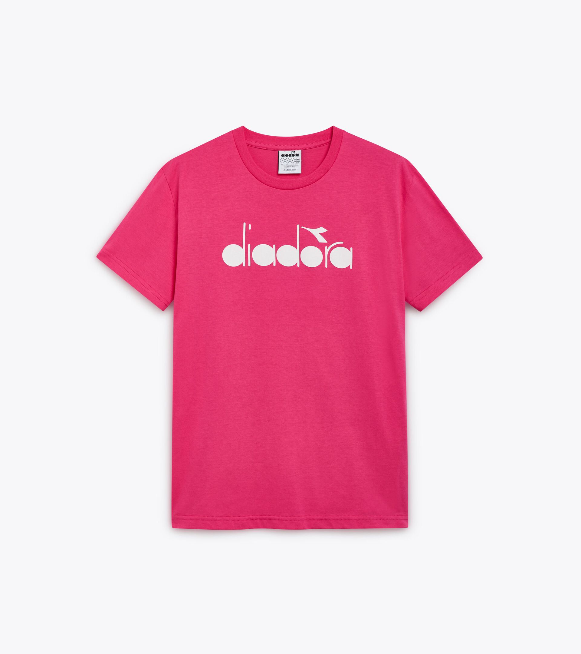 T-shirt - Made in Italy - Gender Neutral T-SHIRT SS LOGO ROSA SORBETTO - Diadora