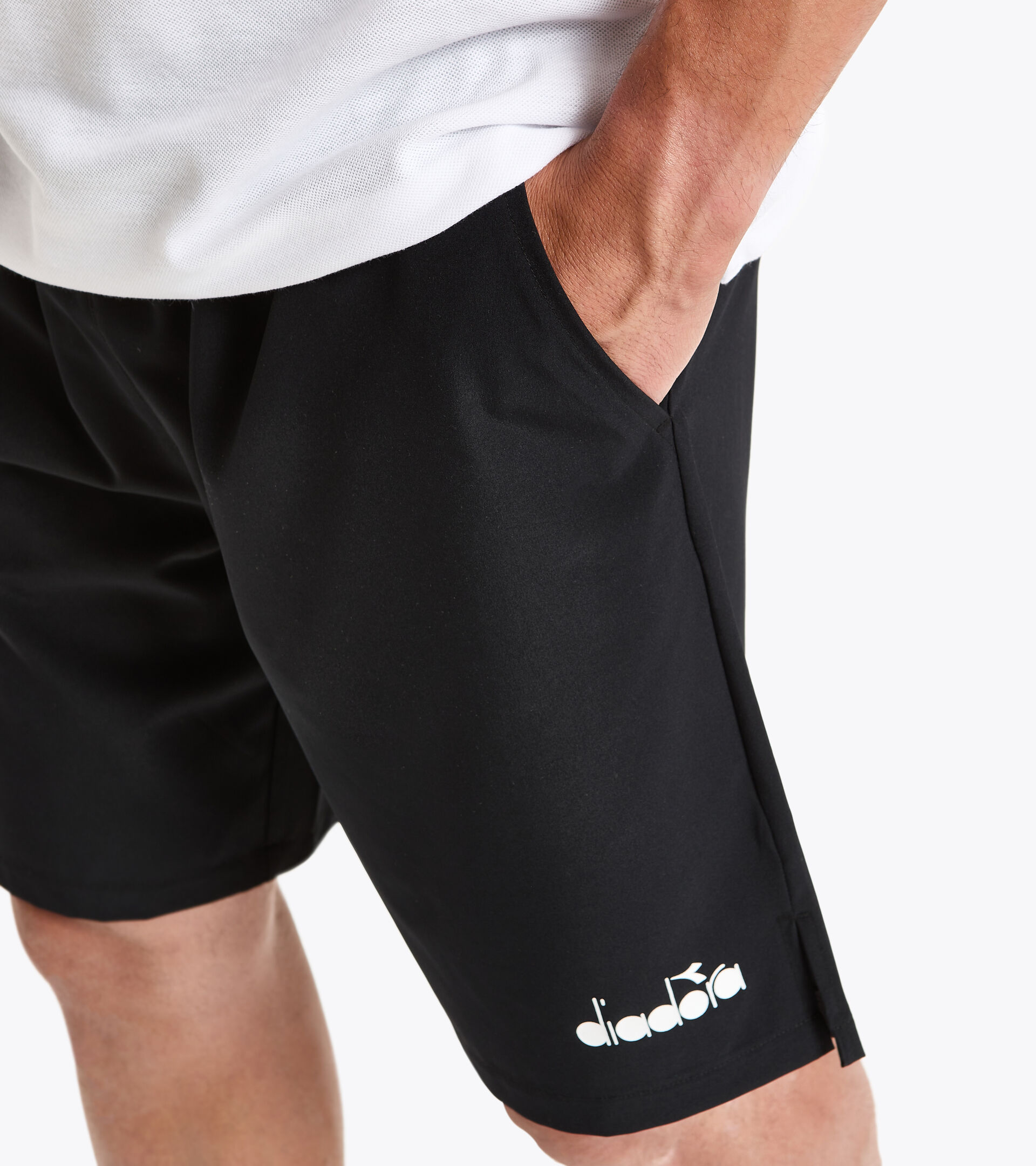 Tennis shorts - Men BERMUDA EASY TENNIS BLACK - Diadora