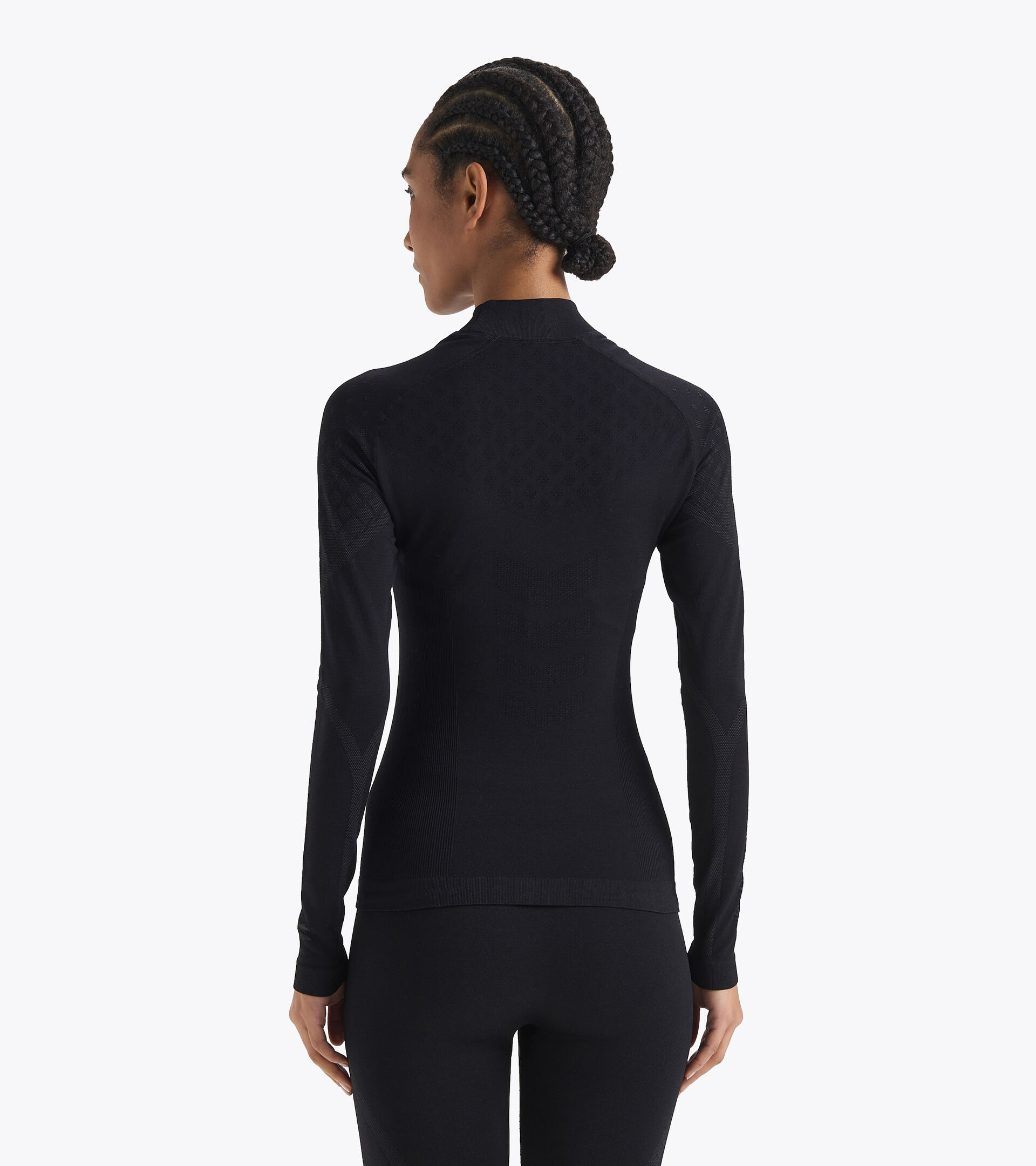 Long-sleeved training t-shirt - Women L. TURTLE NECK ACT BLACK - Diadora