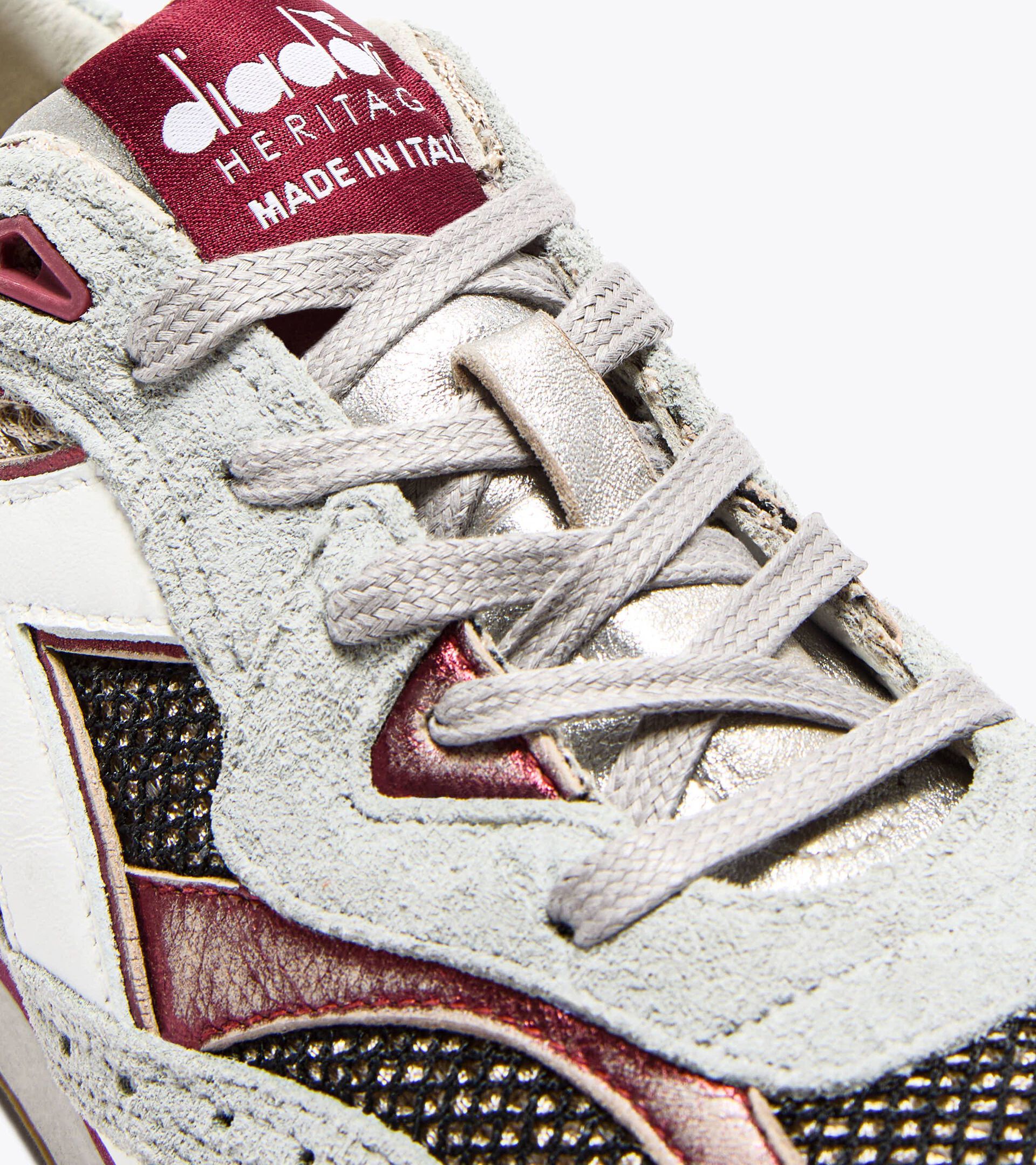 Sneaker Heritage low-profile - Made in Italy - Per ogni genere EQUIPE REVENGE ITALIA USED GRIGIO ALLUMINIO - Diadora