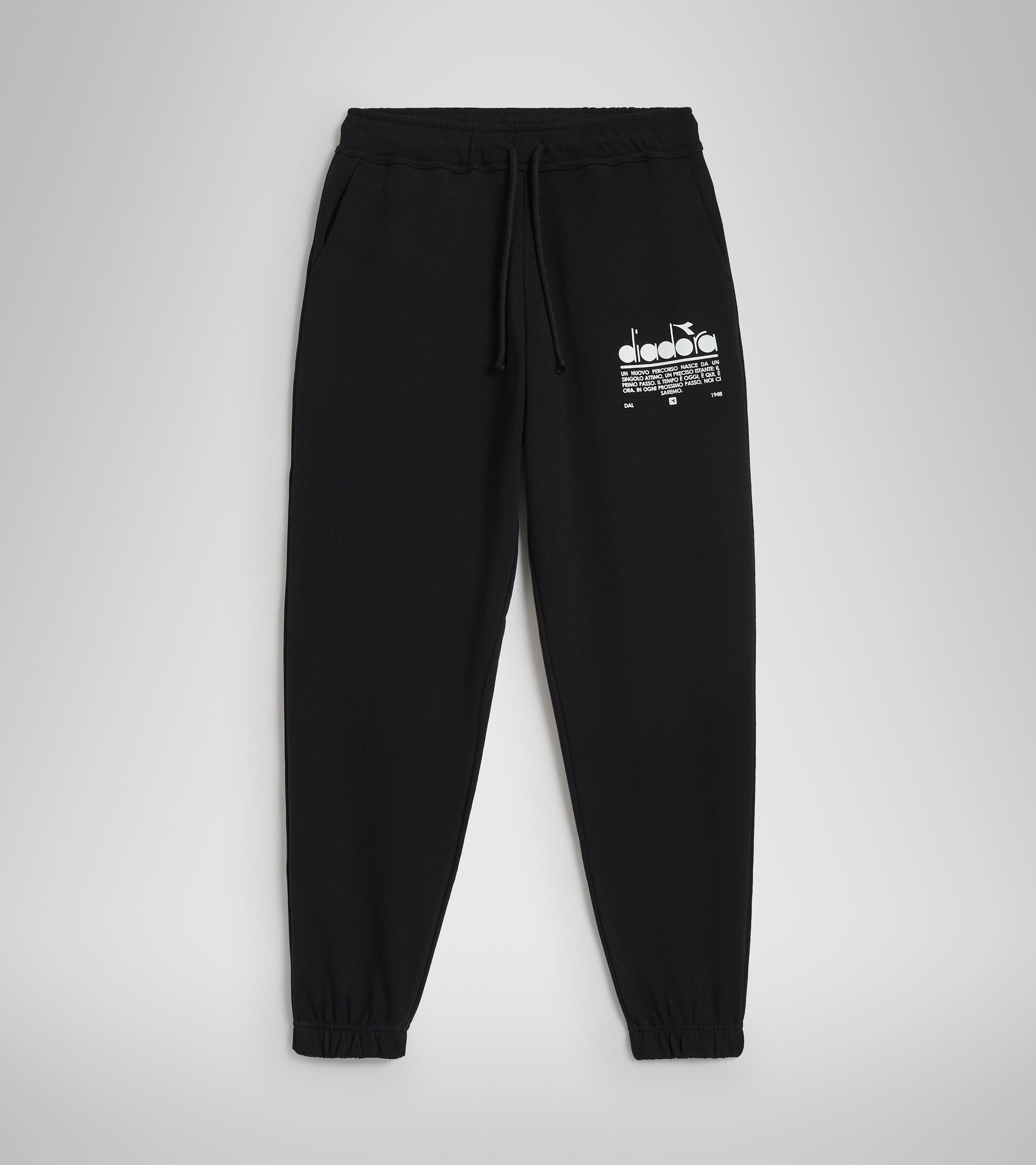 Organic cotton joggers - Unisex PANT MANIFESTO BLACK - Diadora
