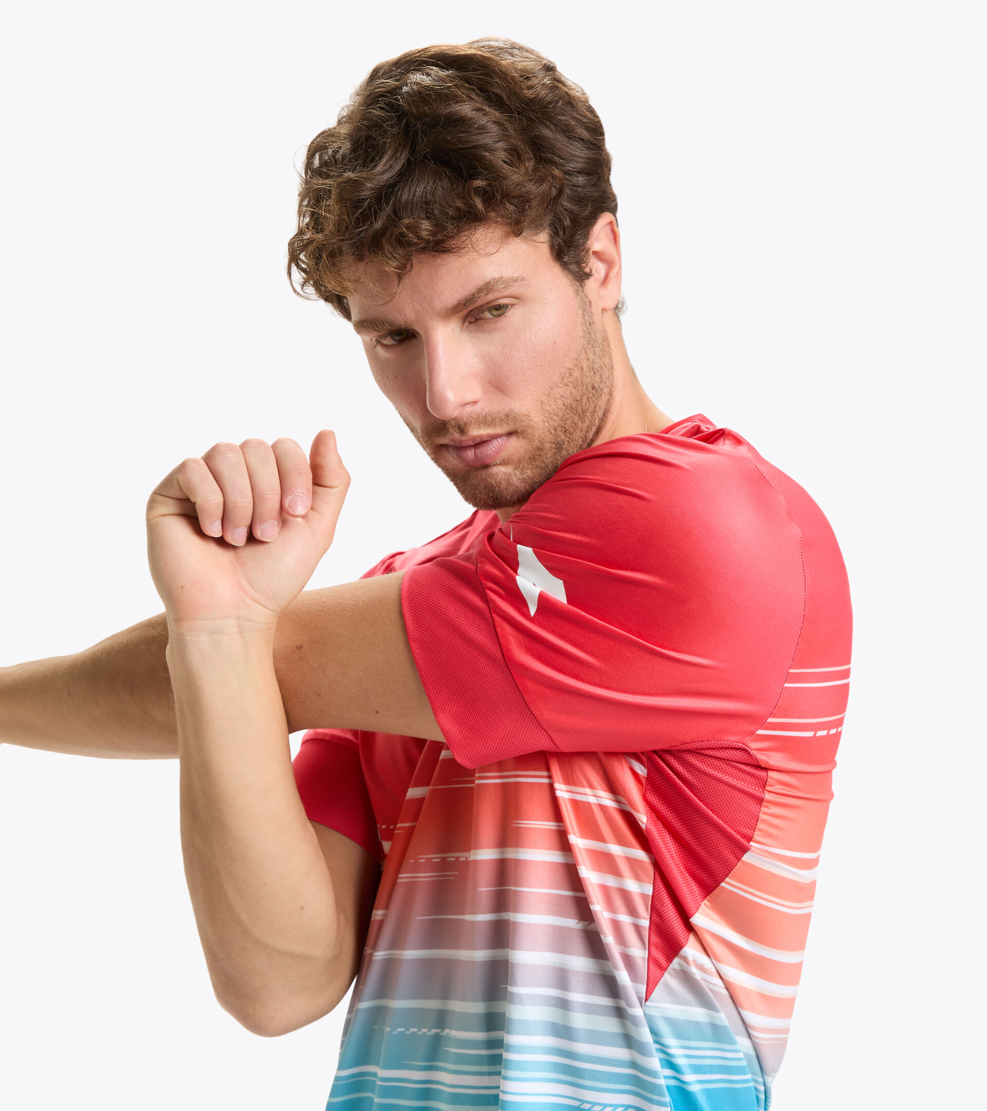 Tennis T-shirt - Men SS T-SHIRT ICON LAGUNA SUNRISE - Diadora