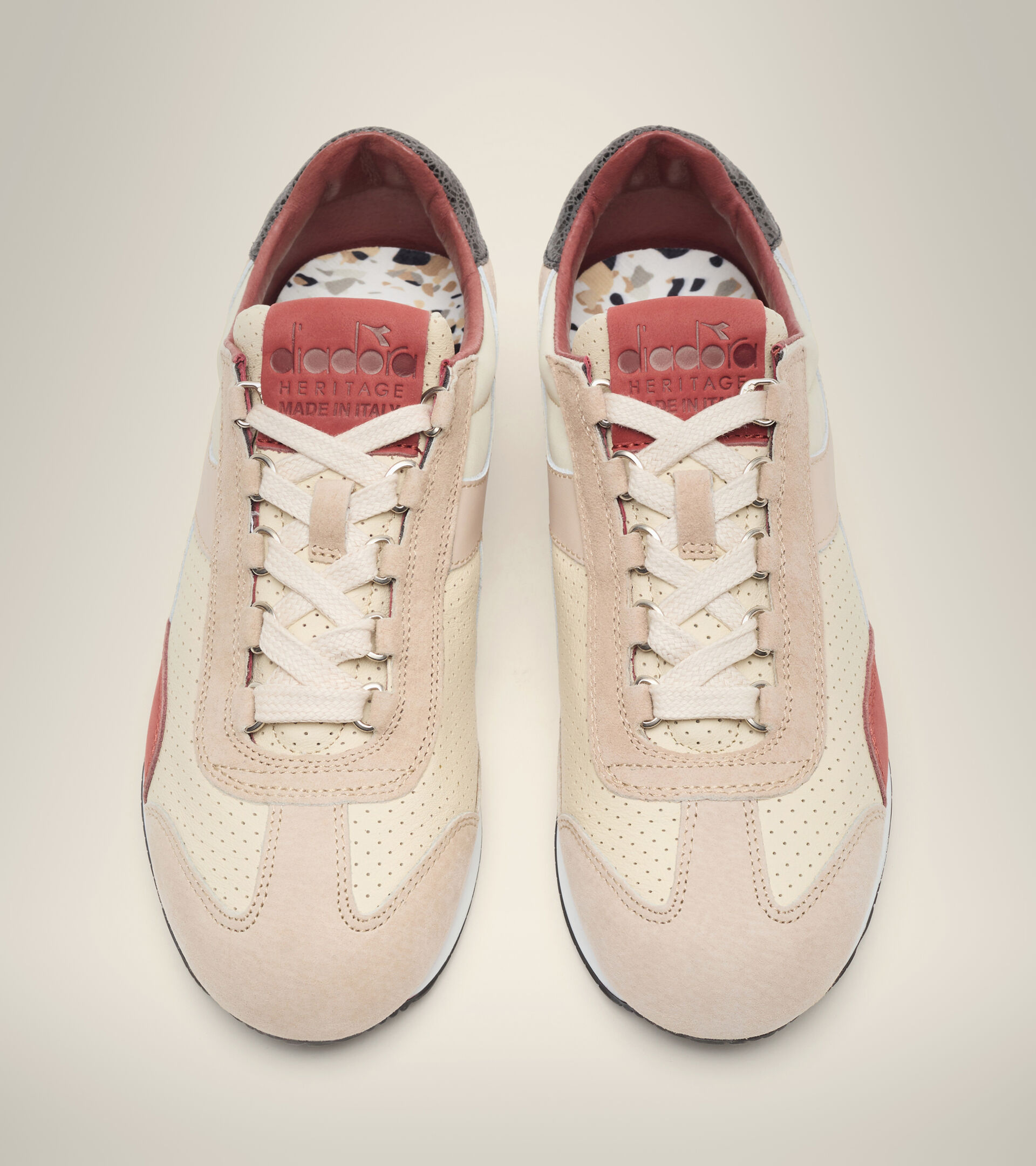 Made in Italy Heritage Shoe - Men EQUIPE ITALIA BEIGE OYSTER (25036) - Diadora