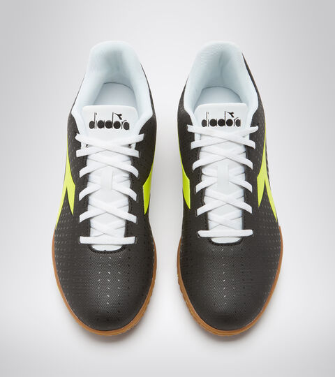 PICHICHI 5 IDR, NERO/GIALLO FL DD/BIANCO OTTIC Chaussures de football - Homme PICHICHI 5 IDR NERO/GIALLO FL DD/BIANCO OTTIC - Diadora