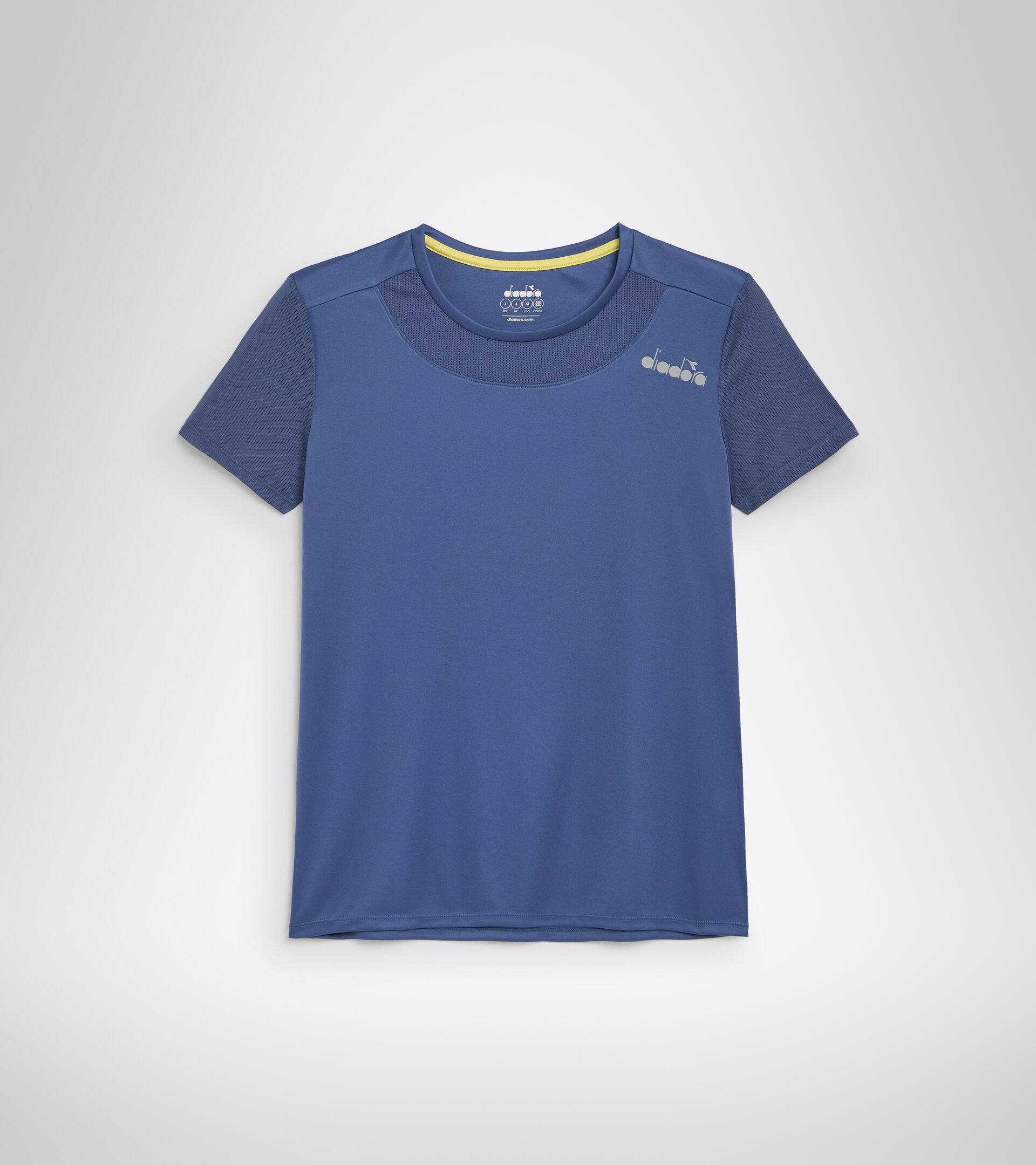 T-shirt da running in poliestere - Donna L. SS CORE TEE BLU NOTTE - Diadora