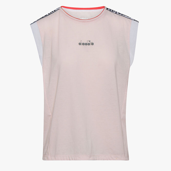 L. SS T-SHIRT BE ONE, PINK VIOLET, large