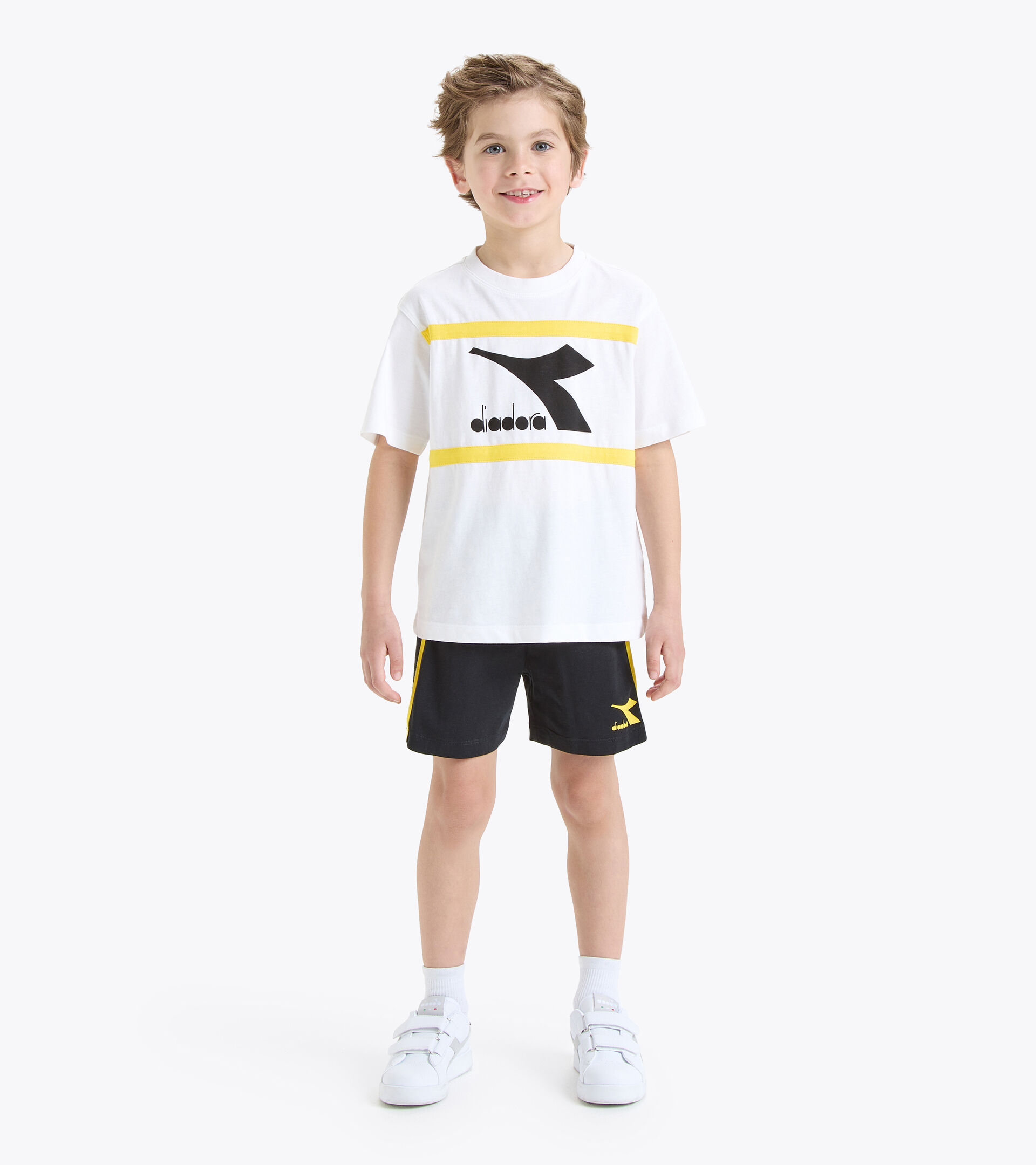 Conjunto deportivo - Niño JB.SET SS SPORT ART BLANCO VIVO - Diadora