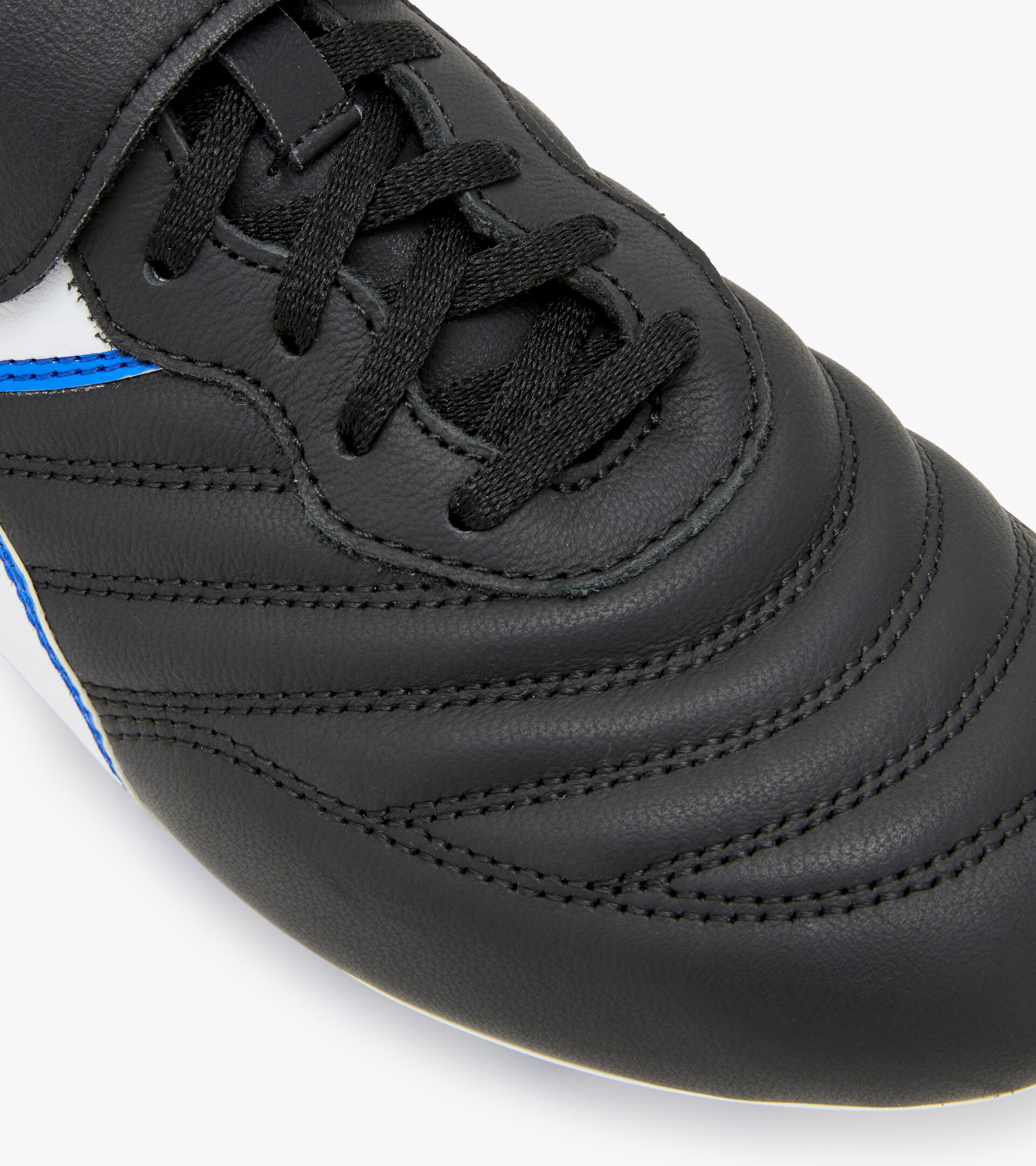 Football boots for firm grounds BRASIL OG LT T MDPU BLACK/WHITE/ROYAL BLUE - Diadora