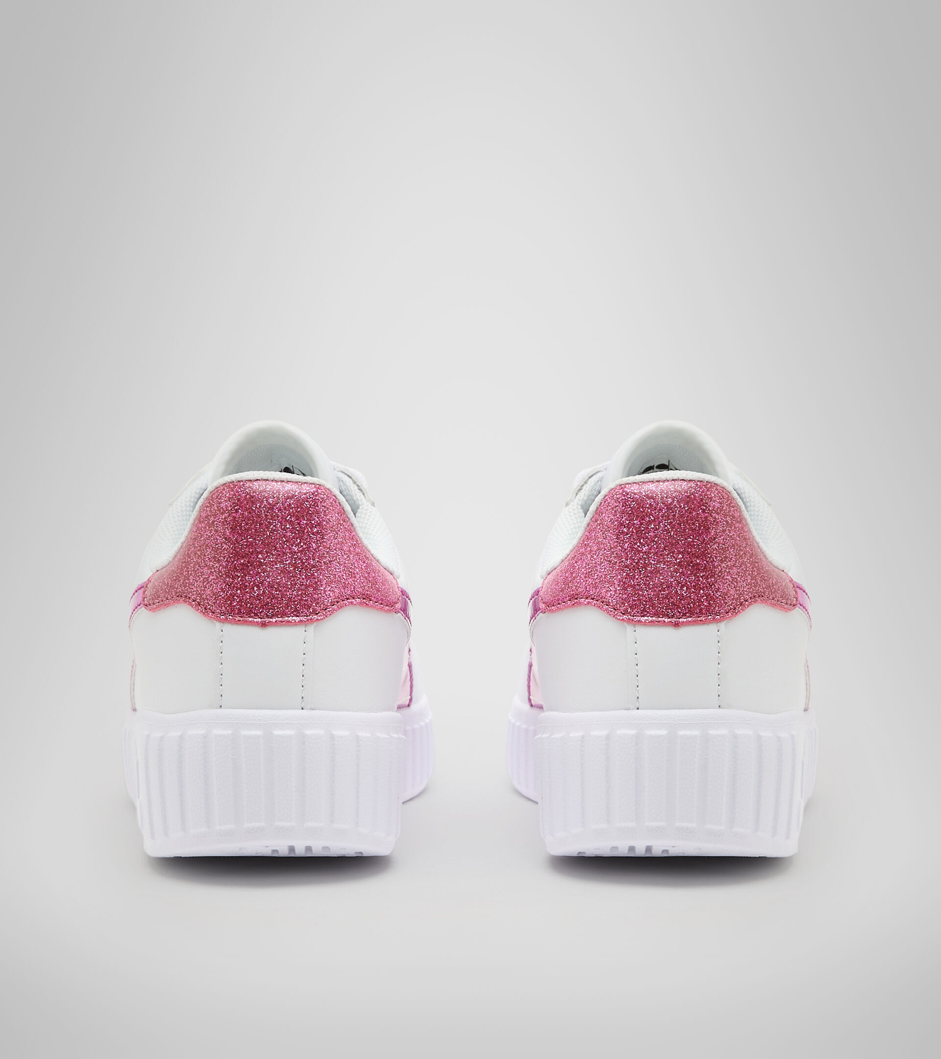Sports shoes - Youth 8-16 years GAME STEP DIAMONDS GS WHITE/FUCHSIA PINK - Diadora