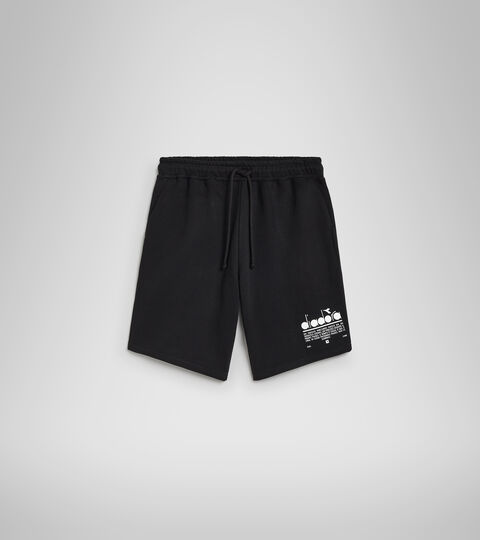 BERMUDA MANIFESTO, SCHWARZ Bermudahose aus Baumwolle - Unisex BERMUDA MANIFESTO SCHWARZ - Diadora