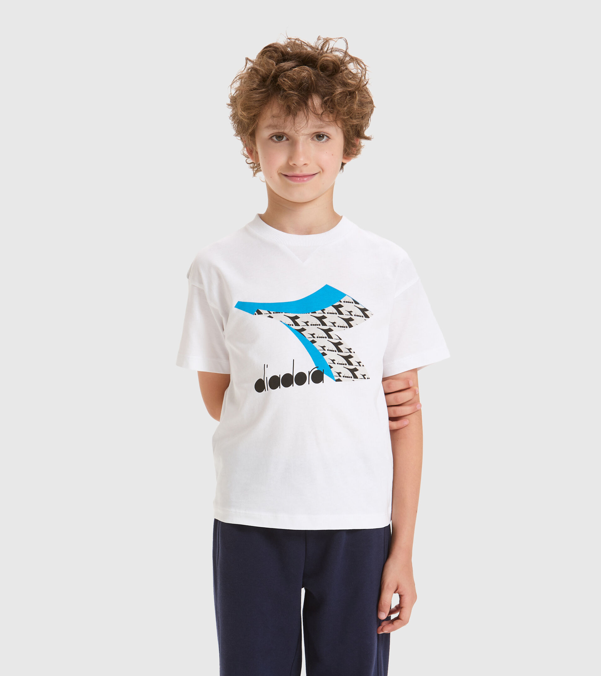 T-shirt - Kids JU.SS T-SHIRT CUBIC OPTICAL WHITE - Diadora