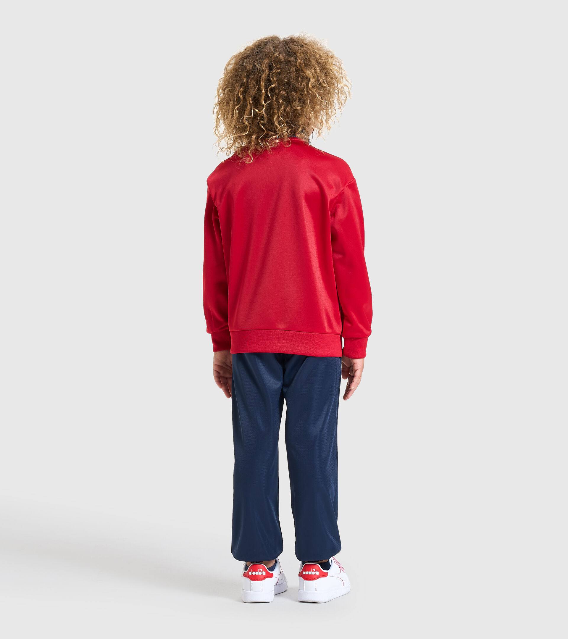 Tracksuit - Kids JB.TRACKSUIT FZ HOOPLA TANGO RED - Diadora