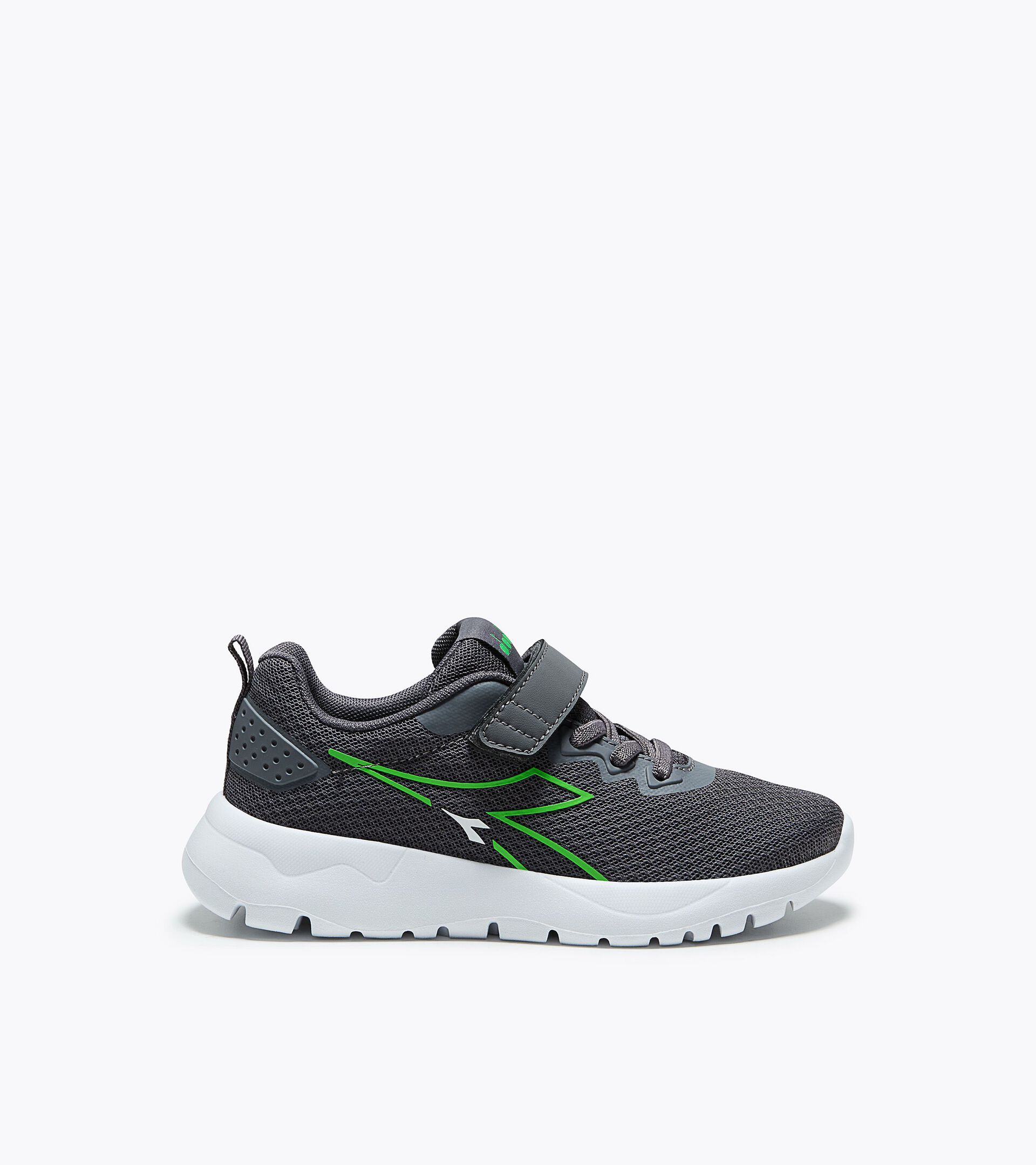 Running  shoe -  4-8  years old - Kids EVO RUN PS STEEL GRAY - Diadora