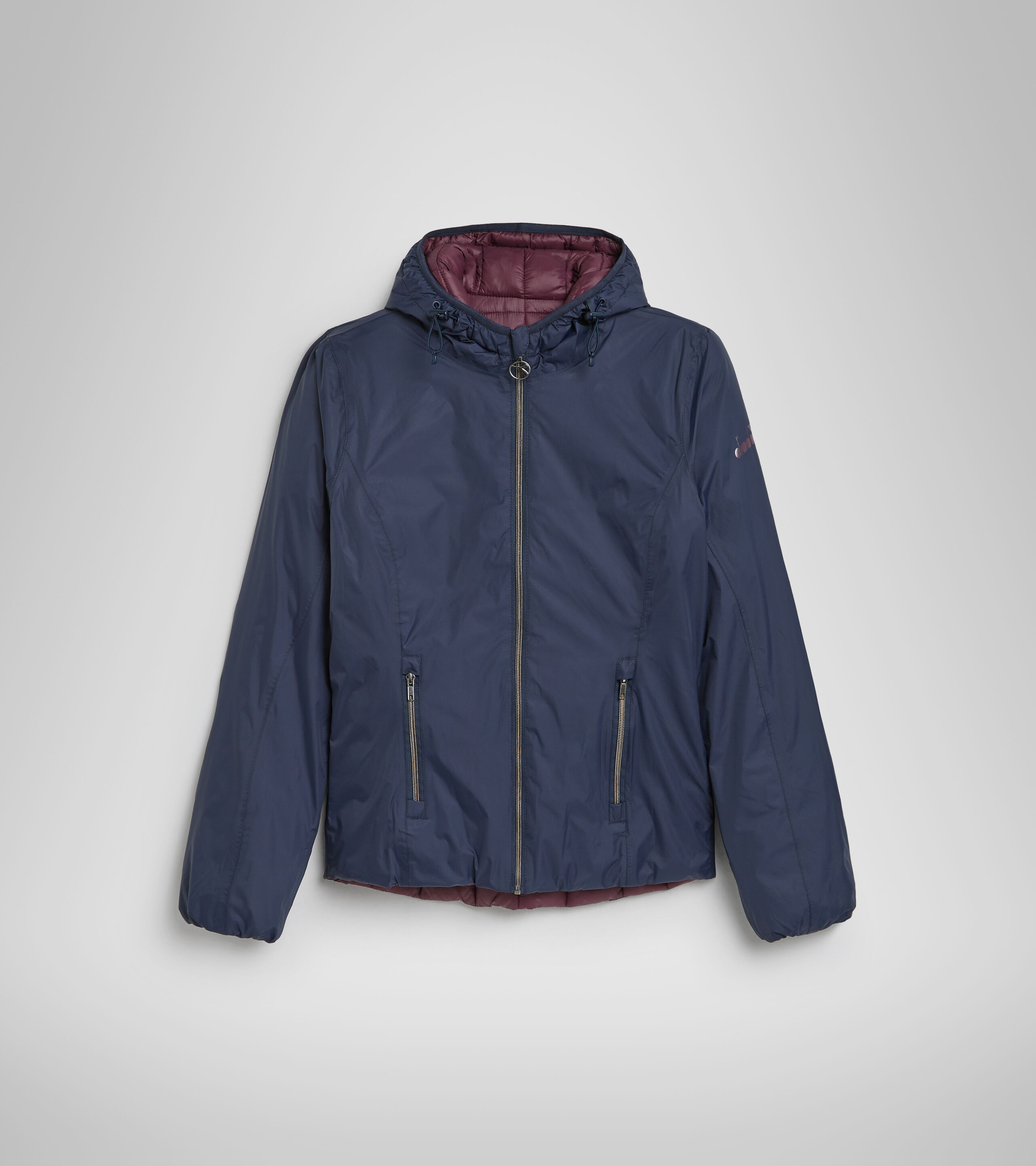 Navy blue hooded jacket sale women's