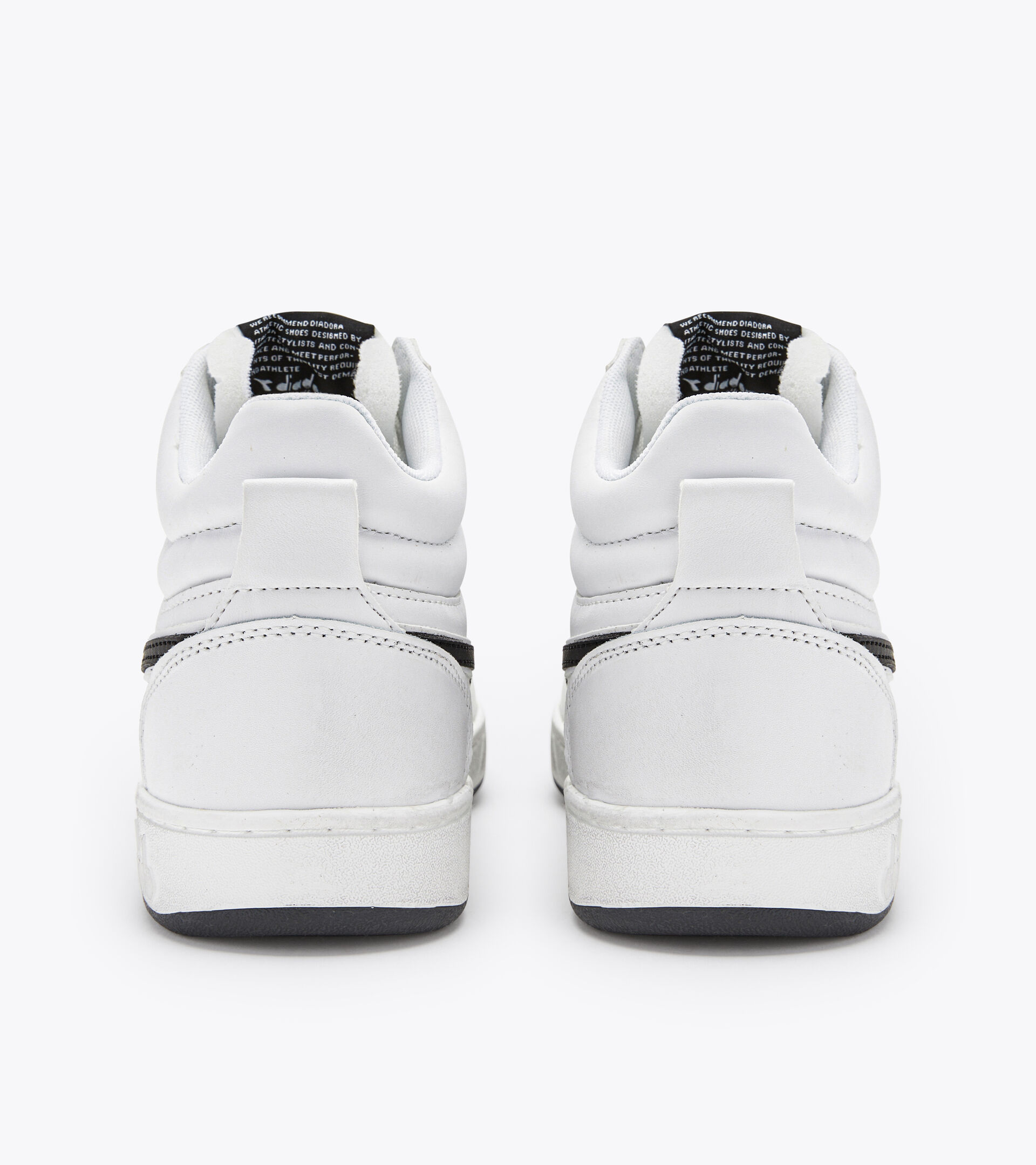 Sporty sneakers - Unisex MAGIC BASKET DEMI ICONA WHITE/WHITE/BLACK - Diadora