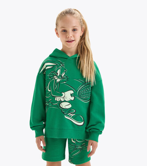 Hooded sweatshirt - Kids JU.HOODIE WB JOLLY GREEN - Diadora