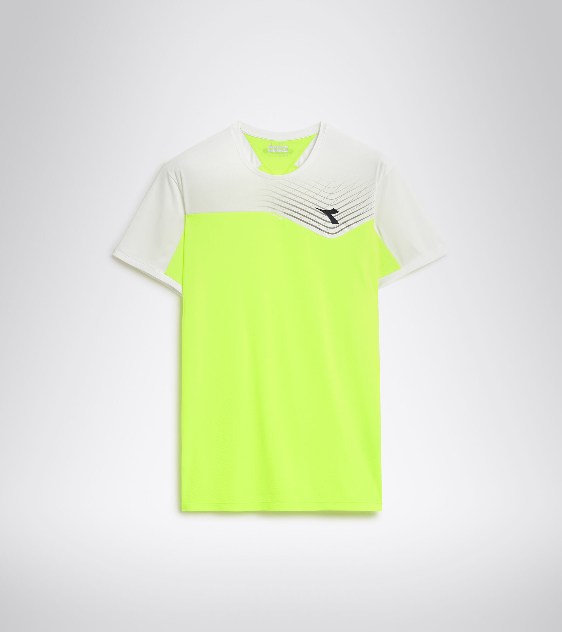 Tennis T-shirt - Men T-SHIRT COURT FLUO YELLOW DD - Diadora