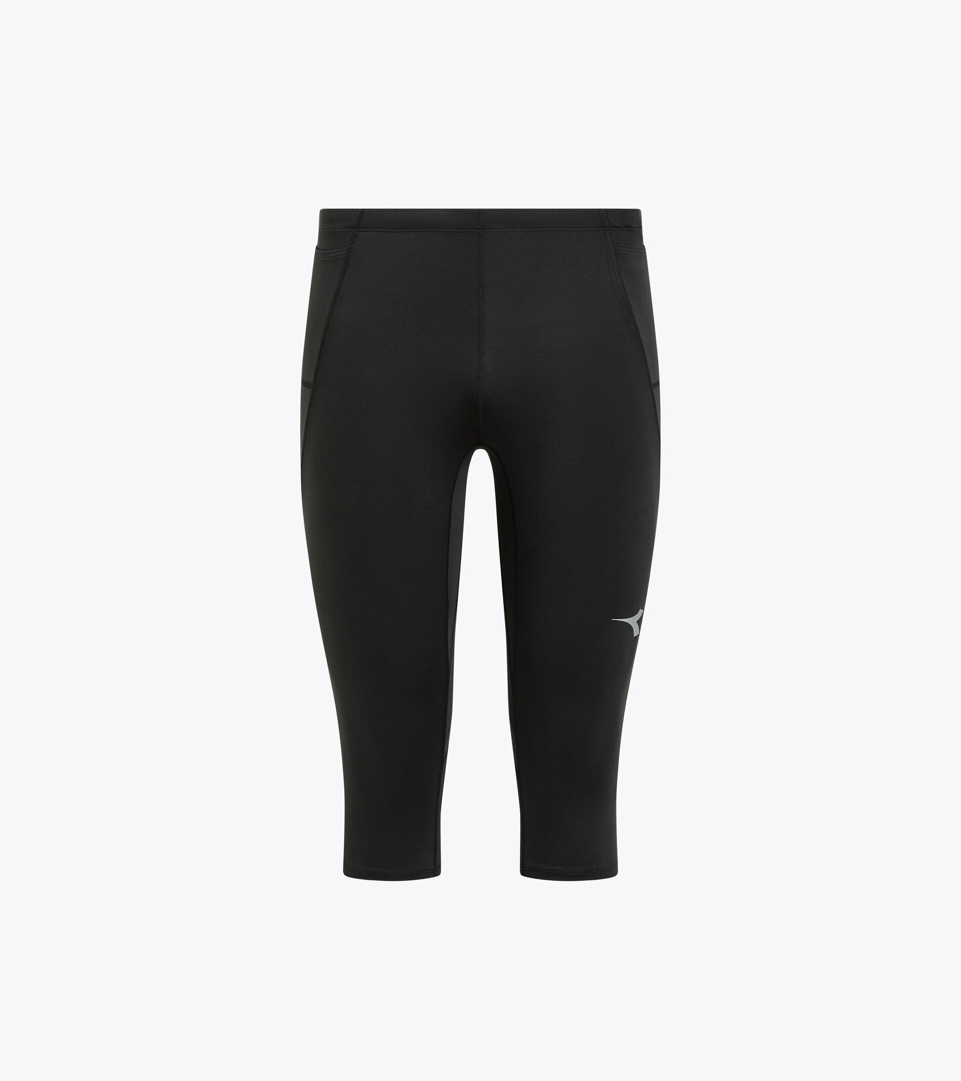 3/4 winter running tights - Men’s 3/4 TIGHTS RUN CREW BLACK - Diadora
