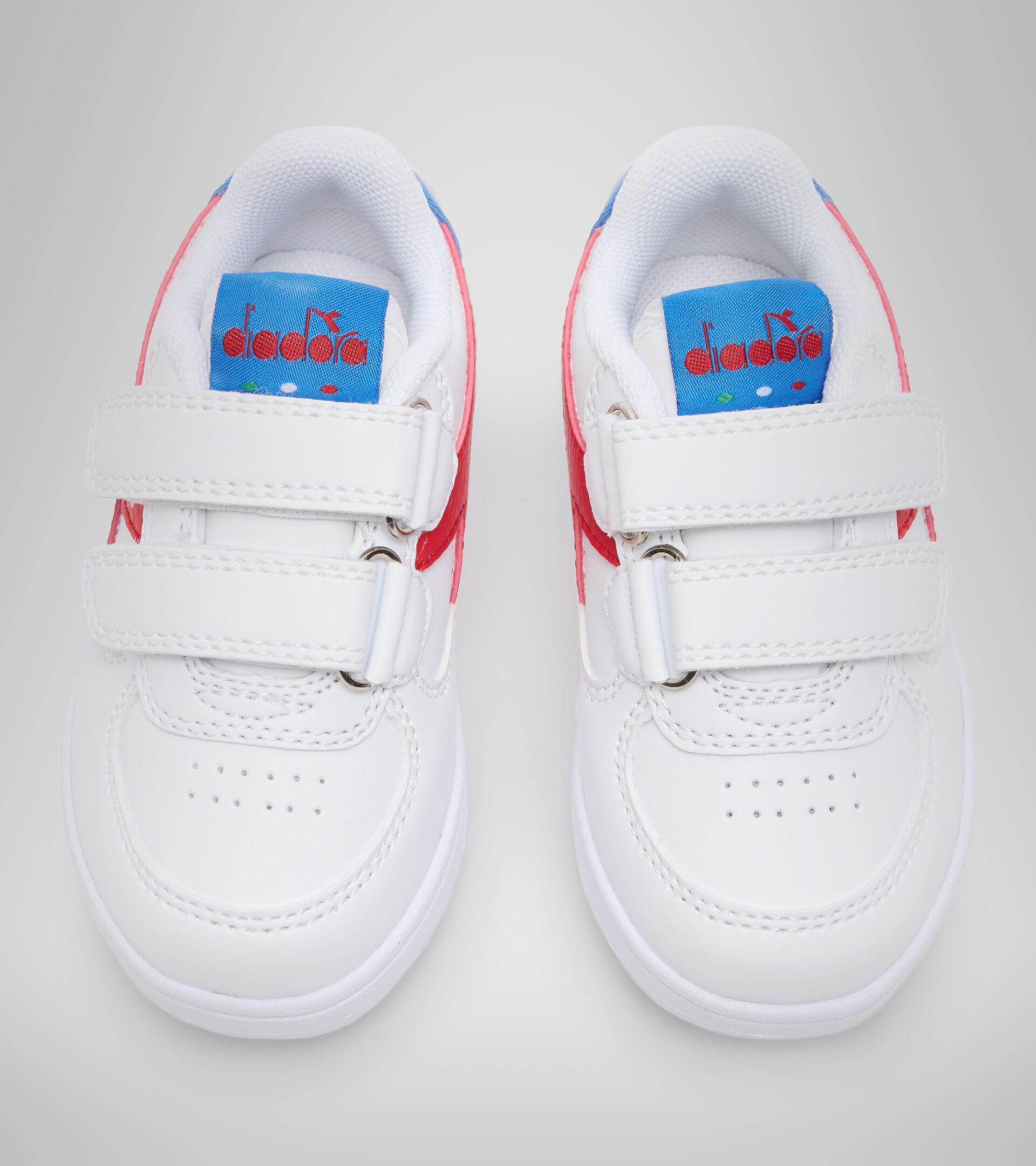 Sports shoes - Toddlers 1-4 years RAPTOR LOW TD WHITE/TOMATO RED - Diadora