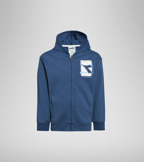 Sports jacket - Boys and girls JU. HOODIE FZ ELEMENTS ENSIGN BLUE - Diadora