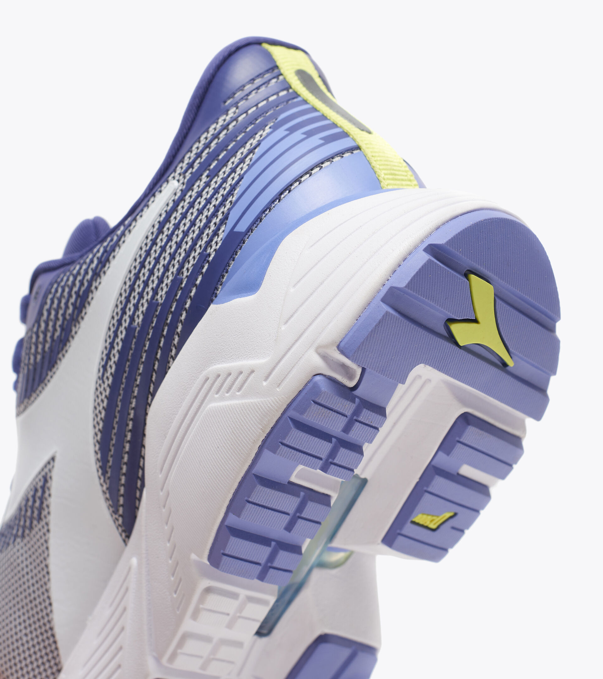 Scarpa da running - Donna MYTHOS BLUSHIELD VIGORE W BIANCO/BLU CUPO/GIALLO NEON - Diadora