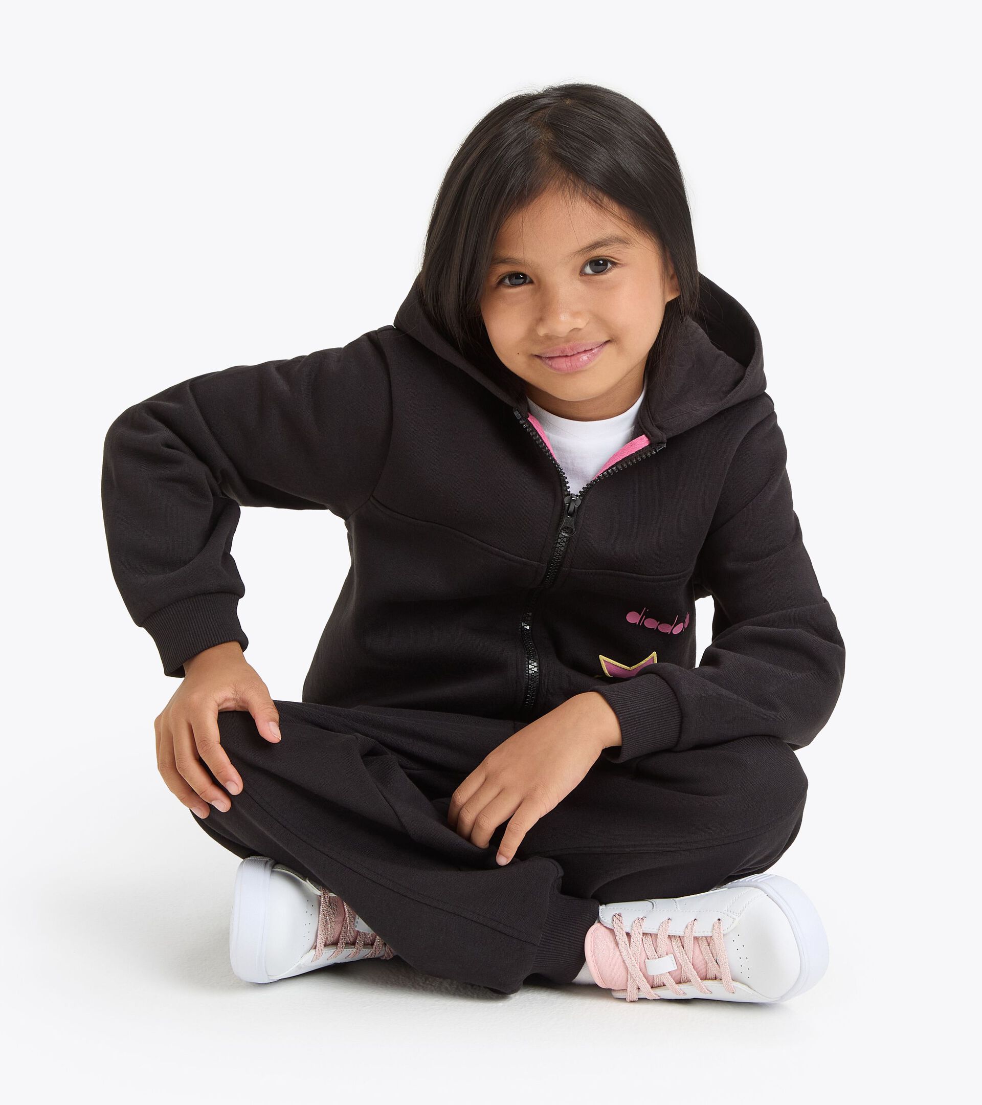Set tuta in coordinato - Ragazza
 JG. TRACKSUIT HD FZ LOGO NERO - Diadora