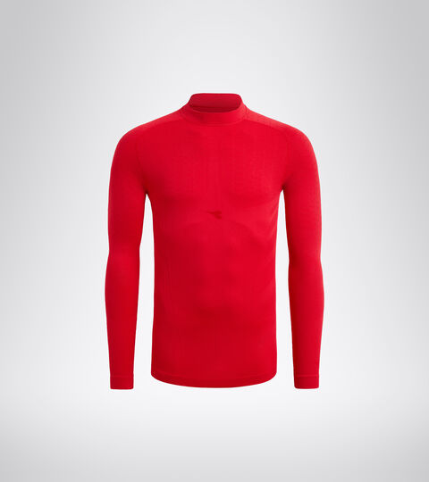 LS TURTLE NECK ACT, ROJO LICEOS Apparel Sport UOMO LS TURTLE NECK ACT ROJO LICEOS Diadora