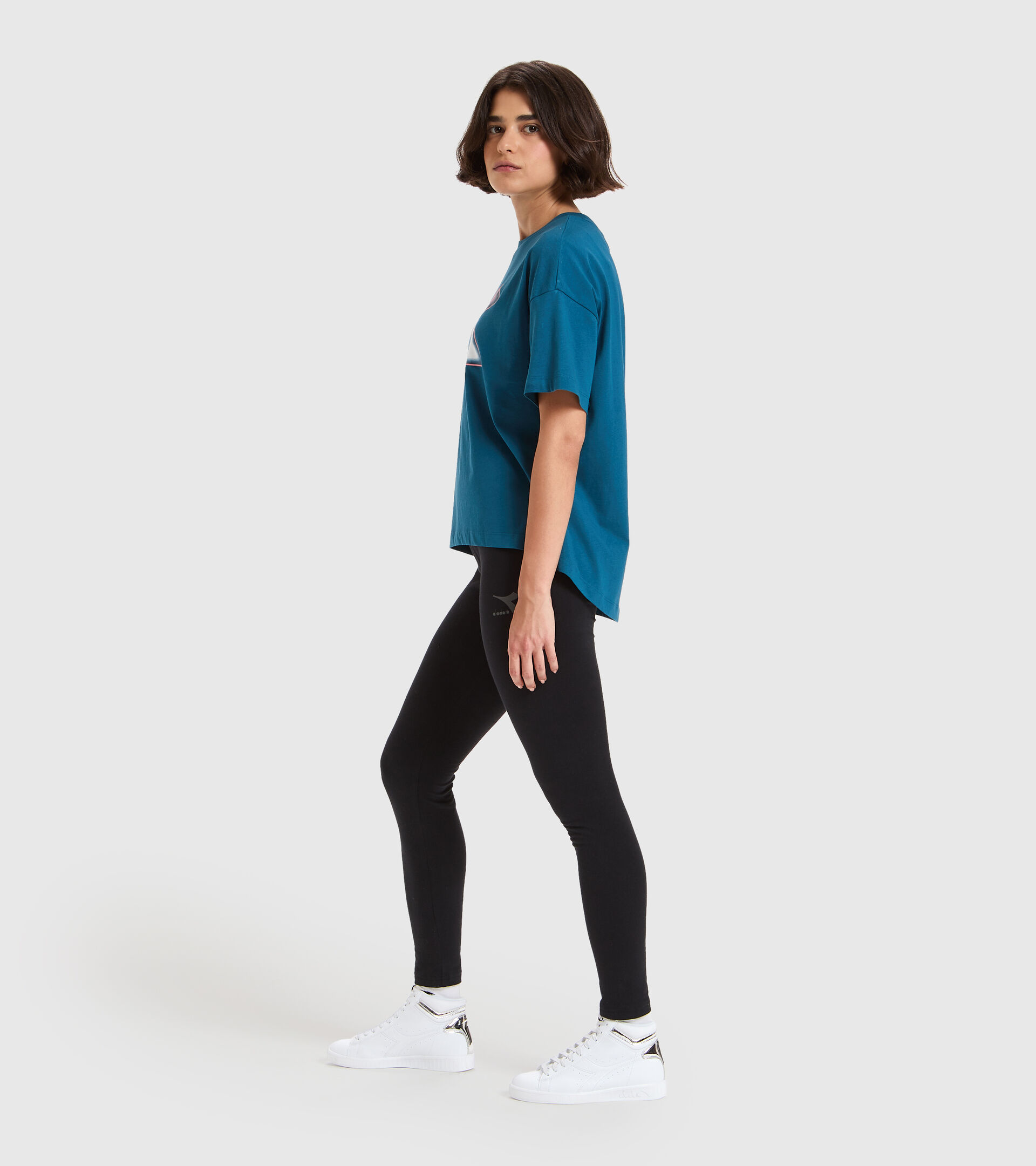 T-shirt - Women L.T-SHIRT SS LUSH BLUE MORROCAN - Diadora