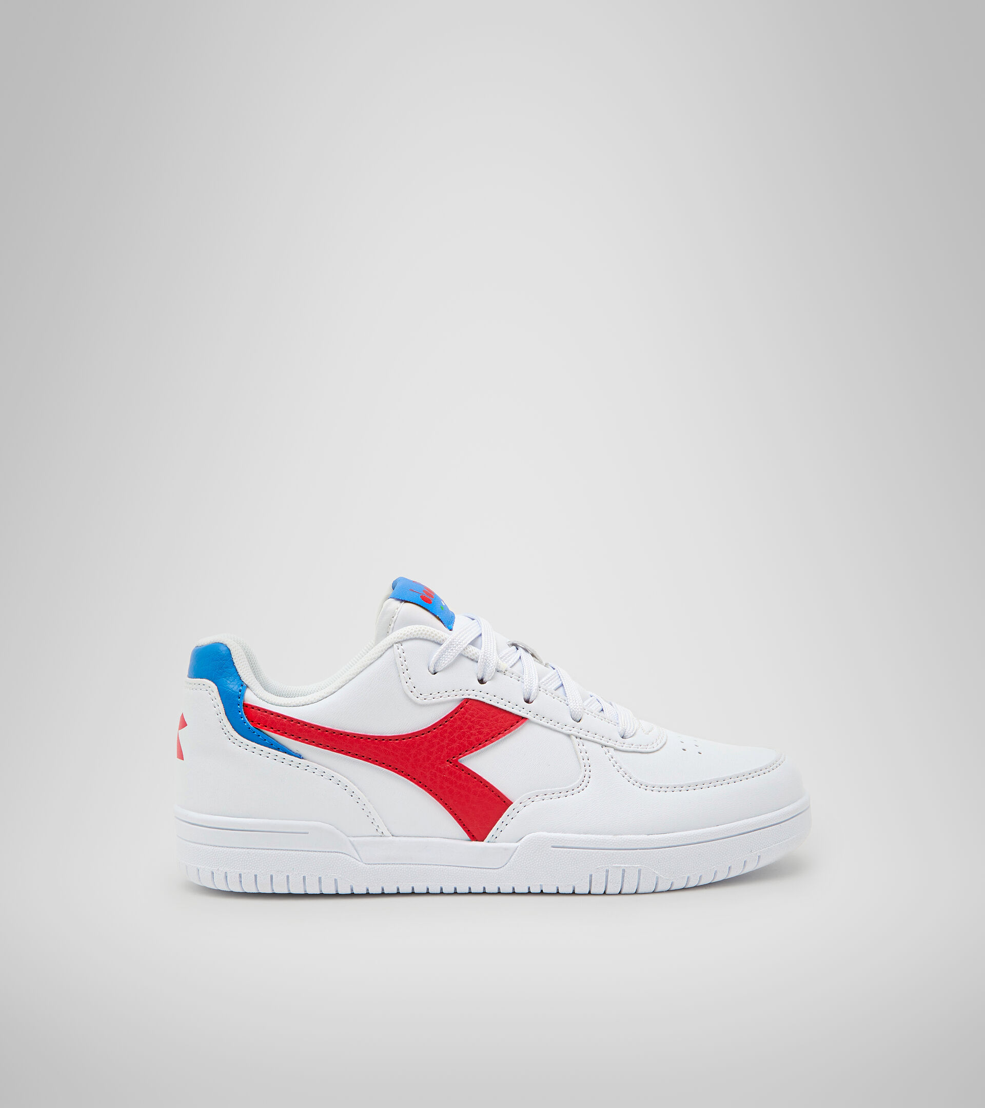 Sports shoes - Youth 8-16 years RAPTOR LOW GS WHITE/TOMATO RED - Diadora