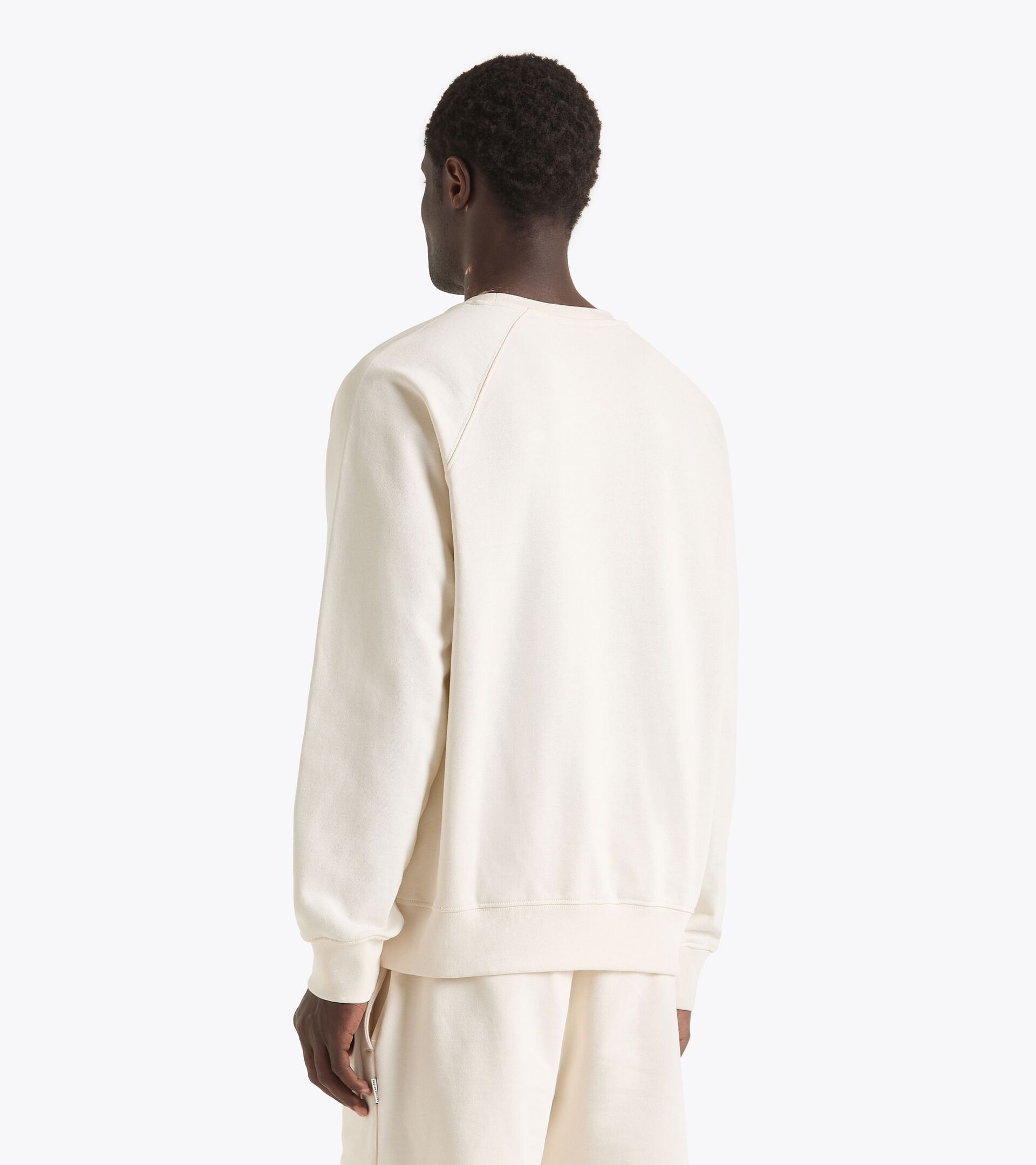 Legacy crewneck - Made in Italy - All-gender SWEATSHIRT LEGACY WHITE ALYSSUM - Diadora
