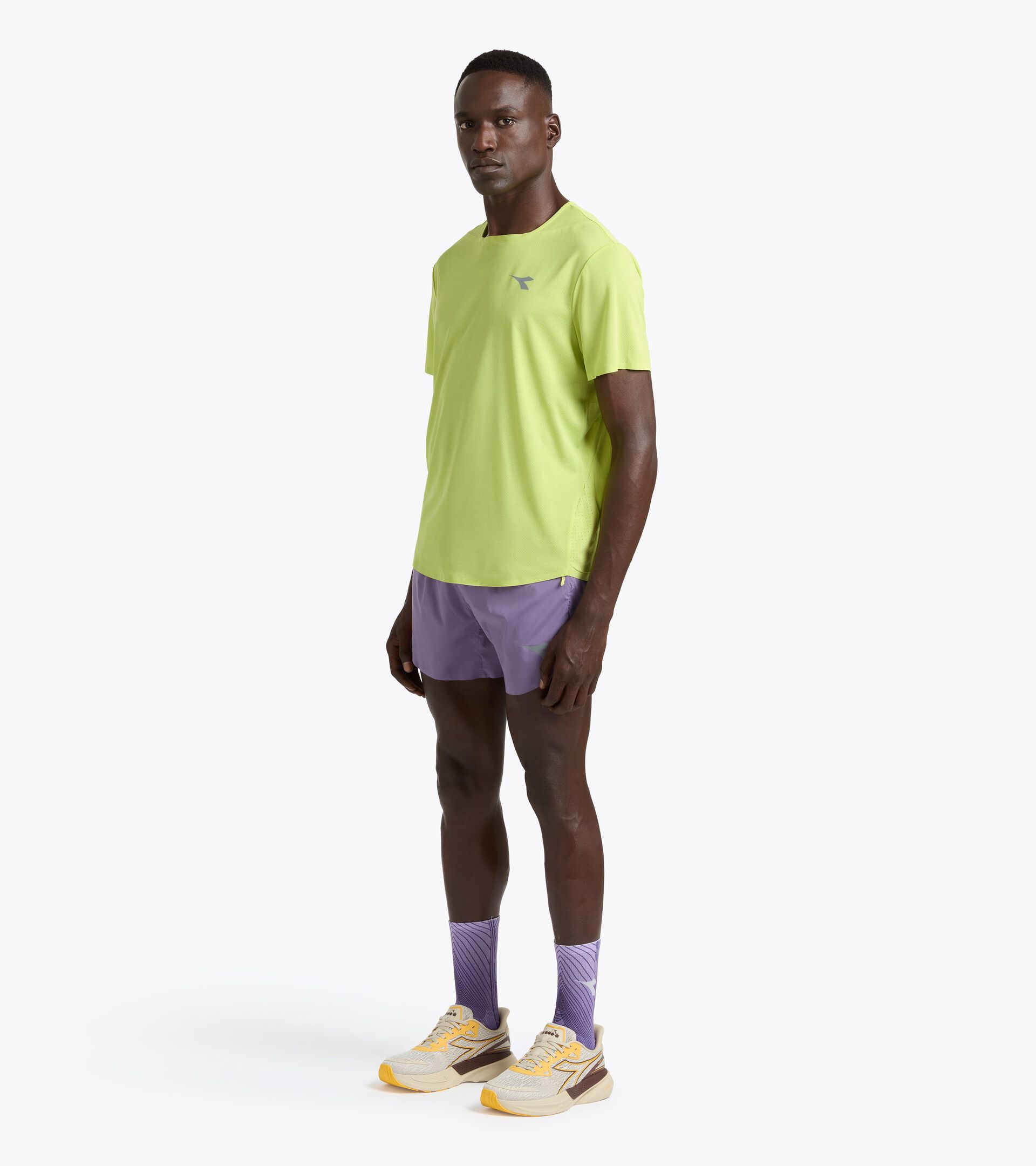 FIBRAZERO 5&rsquo;&rsquo; Shorts  - Running - Men&rsquo;s SHORTS 5 SUPER LIGHT FIBRAZERO VIOLET GRAPE COMPOTE - Diadora