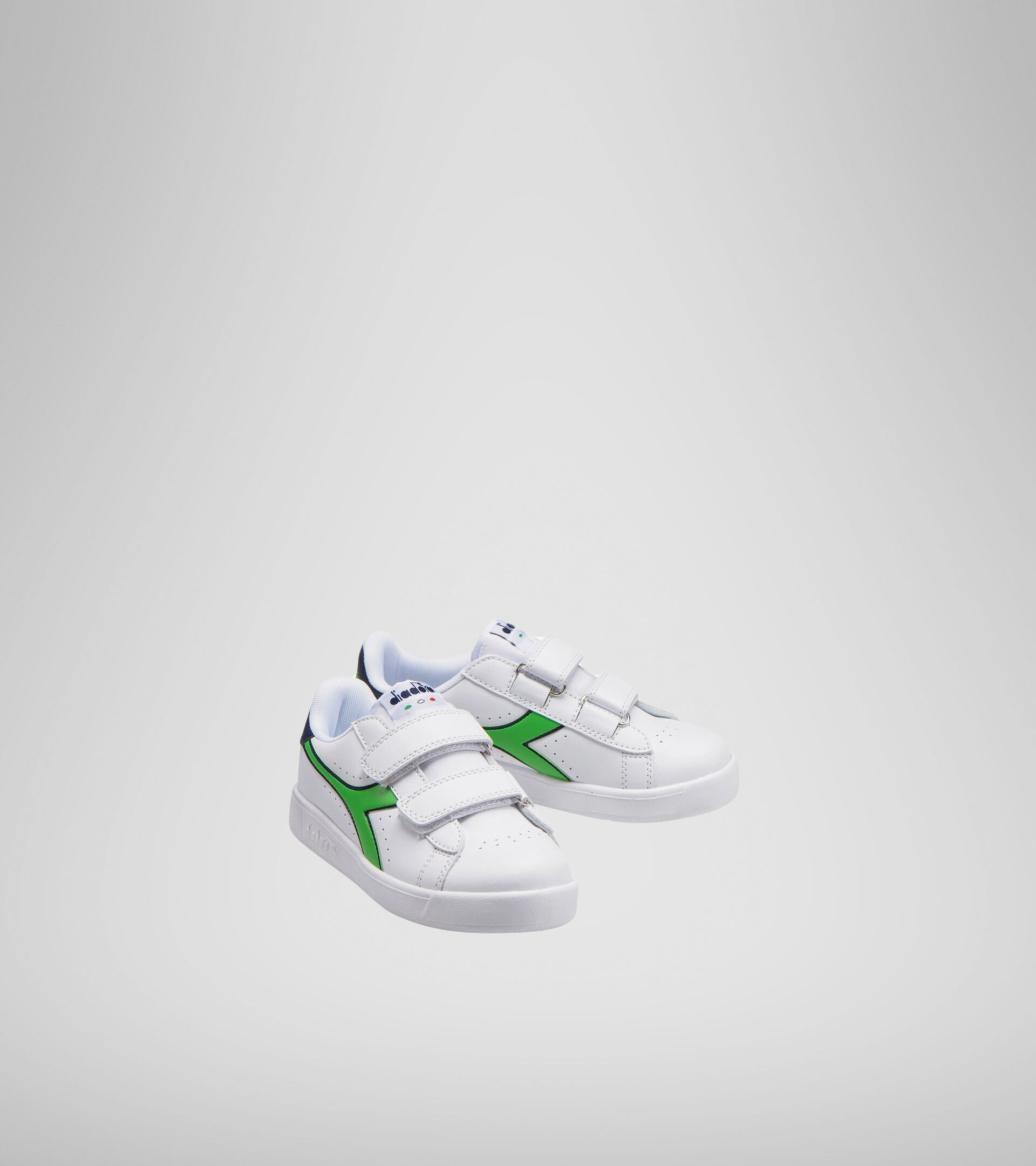Chaussures de sport - Enfants 4-8 ans GAME P PS BLC/NOIR IRIS/VERT CLASSIQUE - Diadora
