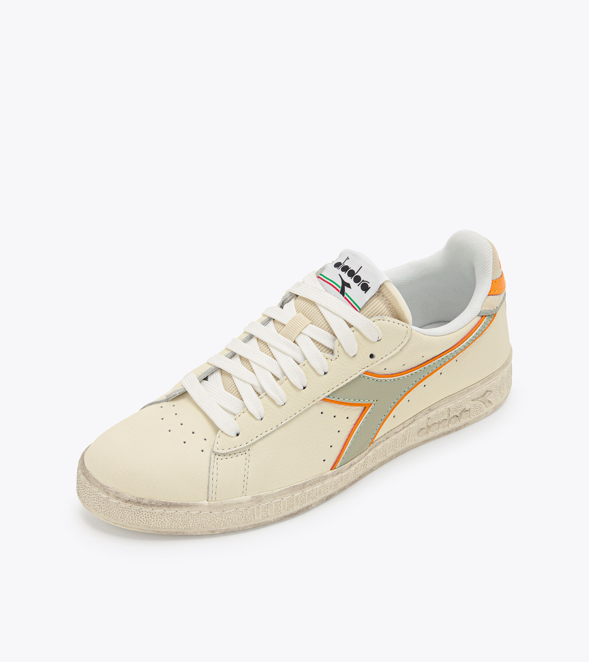 Sports shoe - Unisex GAME L LOW ICONA WHITE/DESERT SAGE - Diadora