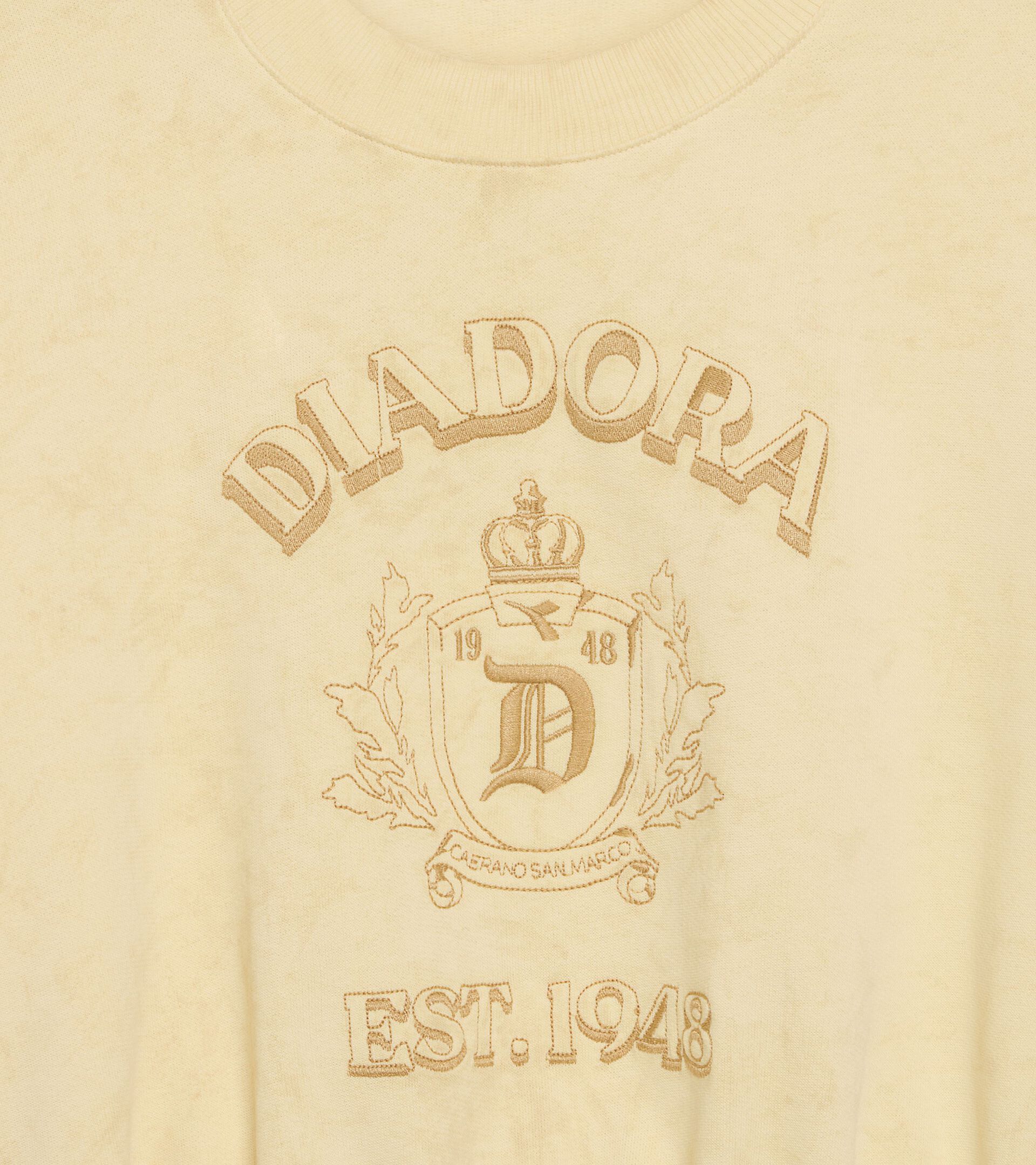 Jersey sweatshirt - Cropped - Women's L. SWEAT AVENUE LAB I BEIGE SHIFTY - Diadora