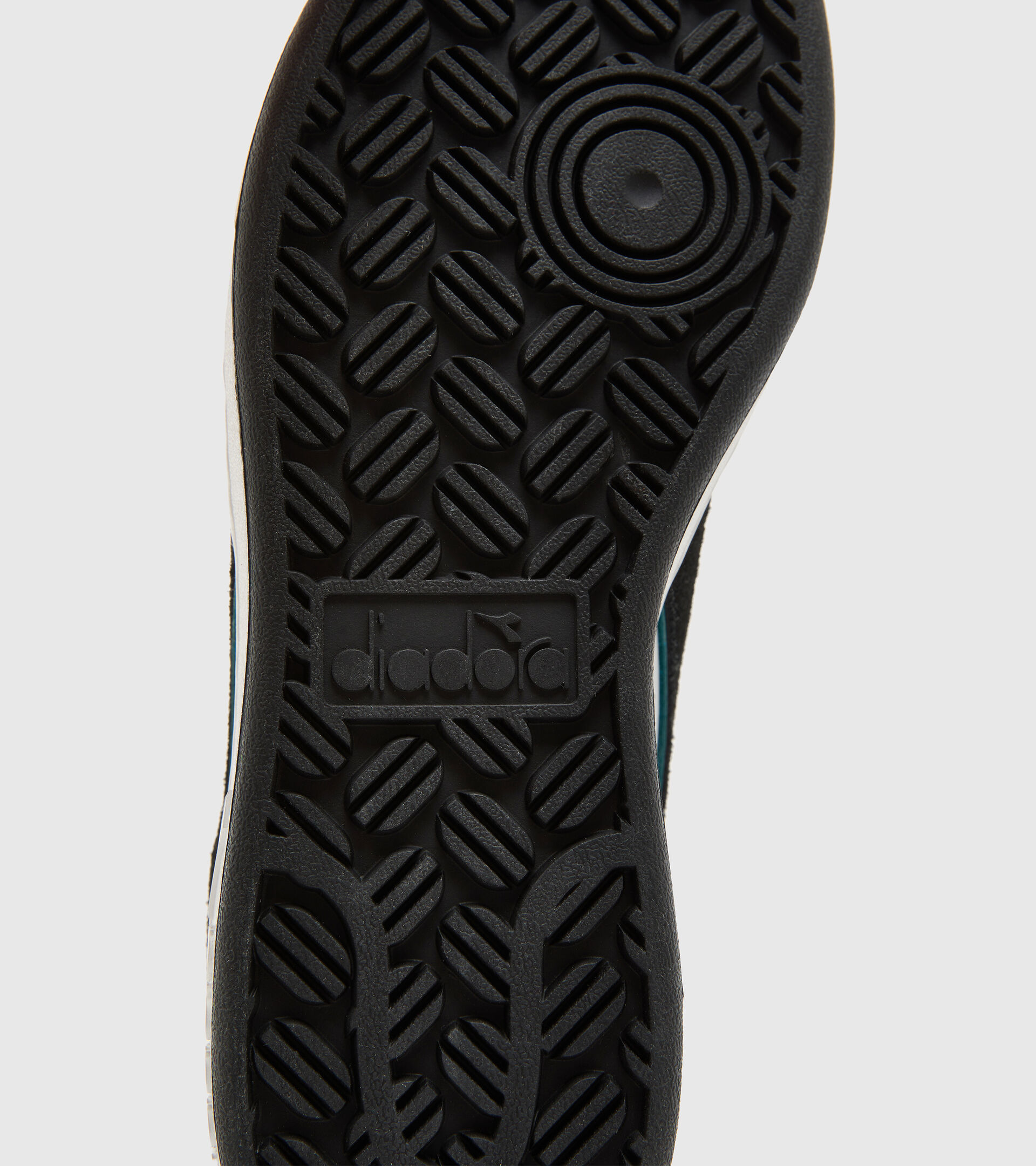 Sports shoe - Unisex MAGIC BASKET LOW ICONA LEATHER WHITE/BLACK/PACIFIC - Diadora